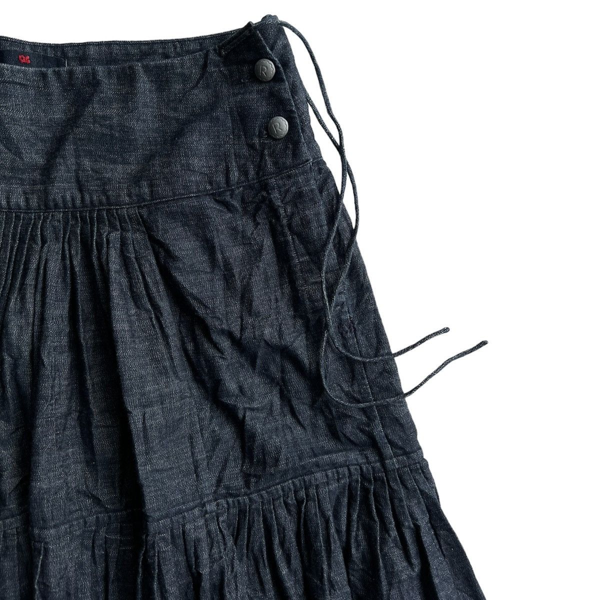 45rpm × Japanese Brand × Kapital 45RPM INDIGO DYED DENIM SKIRT Size 27" / US 4 / IT 40 - 3 Thumbnail