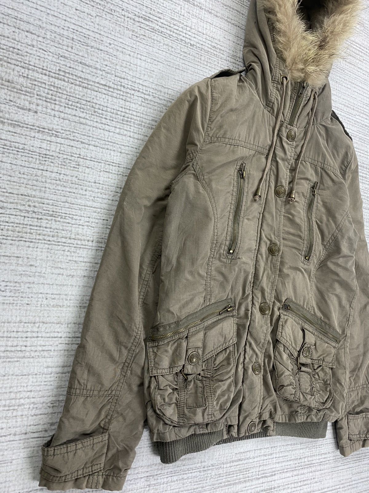 Japanese Brand × Vintage Vintage Album LGB Style Racoon Faux Fur Hoodie Jacket Size US S / EU 44-46 / 1 - 3 Thumbnail