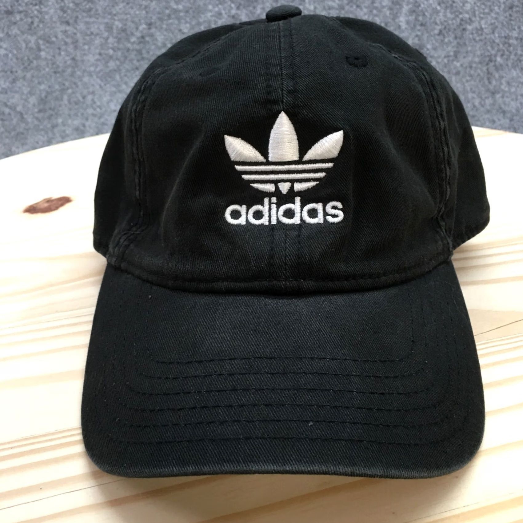 Adidas Adidas Baseball Cap Hat Mens Black OS Adjustable Embroidered Logo Size ONE SIZE - 2 Thumbnail