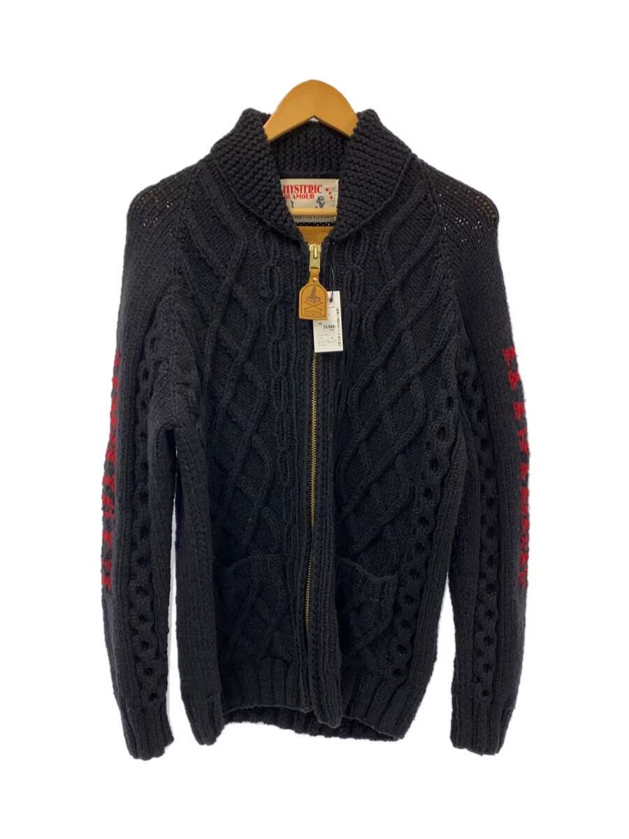 Hysteric Glamour Hysteric Glm Shawl Col Cowichan Knit Wool Crdgn Black Size US M / EU 48-50 / 2 - 1 Thumbnail