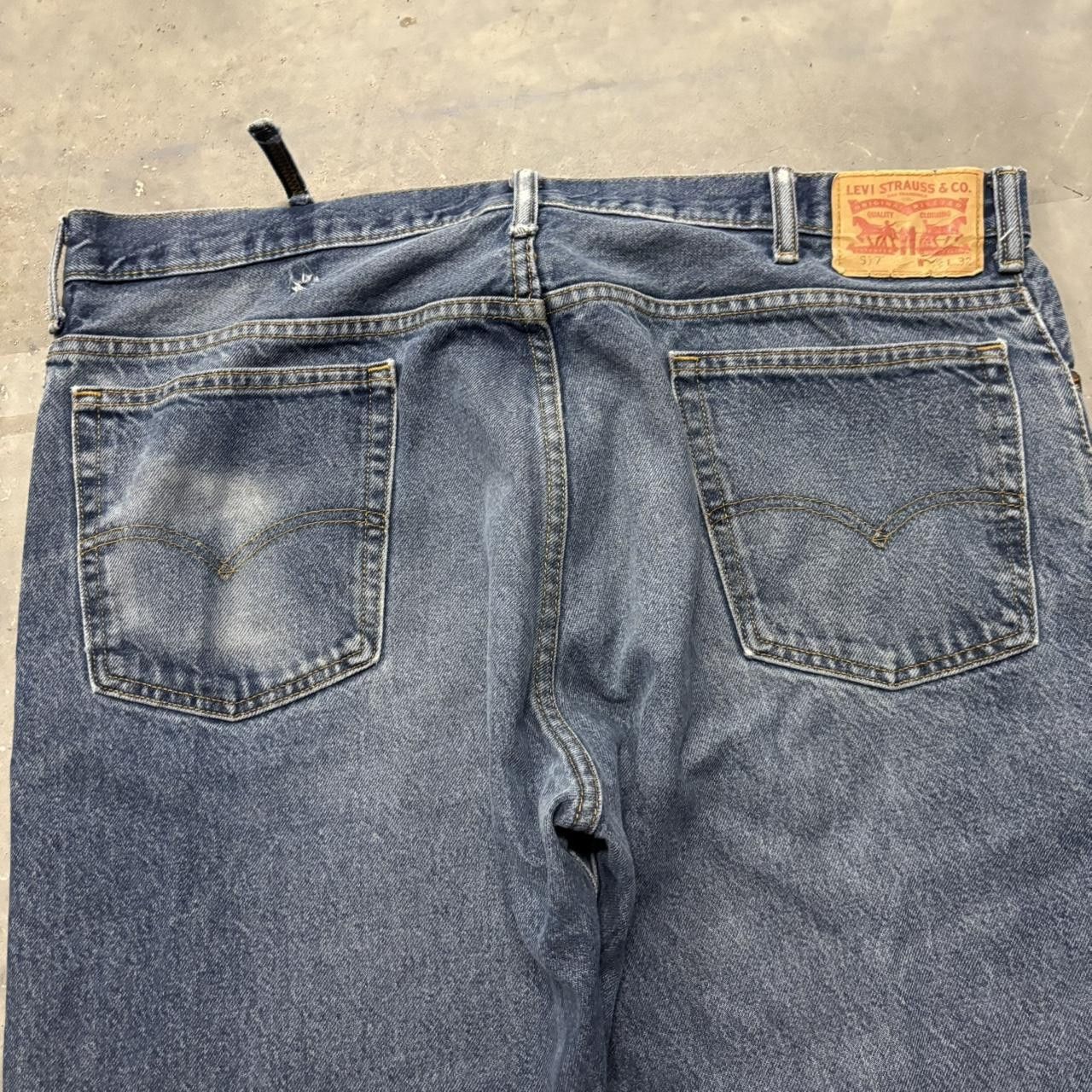 Levi's × Vintage Crazy Vintage Y2K/2000s Baggy Grunge Dark Wash Levis Skater Denim Jeans! Size US 42 / EU 58 - 7 Thumbnail
