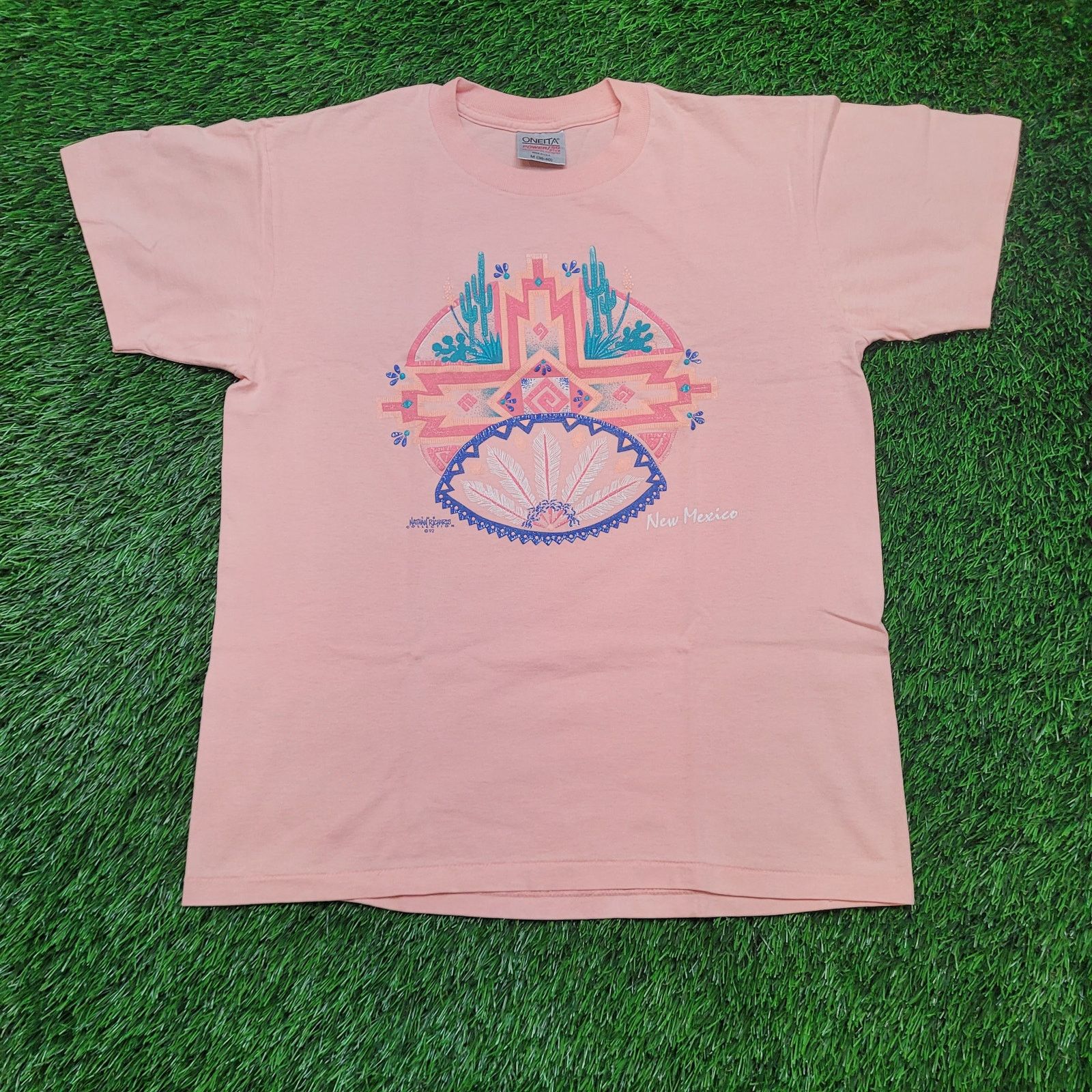 Vintage VTG 1992 New Mexico Southwestern T-Shirt Medium USA Made Size US M / EU 48-50 / 2 - 1 Thumbnail