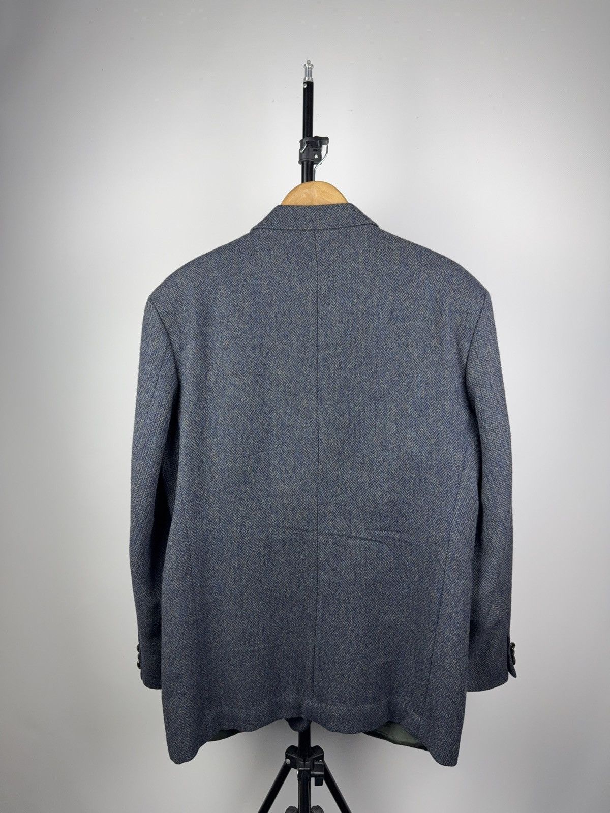 Burberry Vintage 90s Thomas Burberry Wool blazer Size US L / EU 52-54 / 3 - 3 Thumbnail