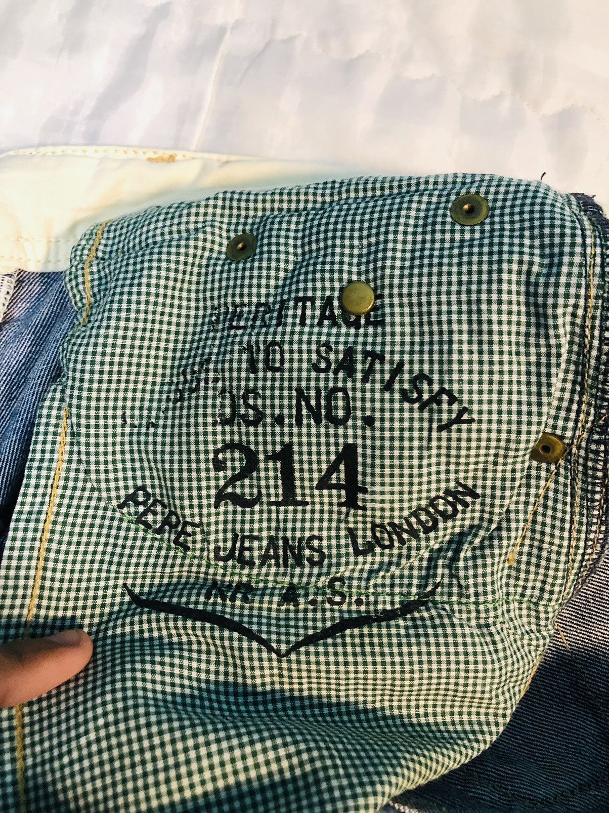 Pepe Jeans × Vintage Vintage Heritage Distressed Jeans (3) Size US 32 / EU 48 - 16 Thumbnail