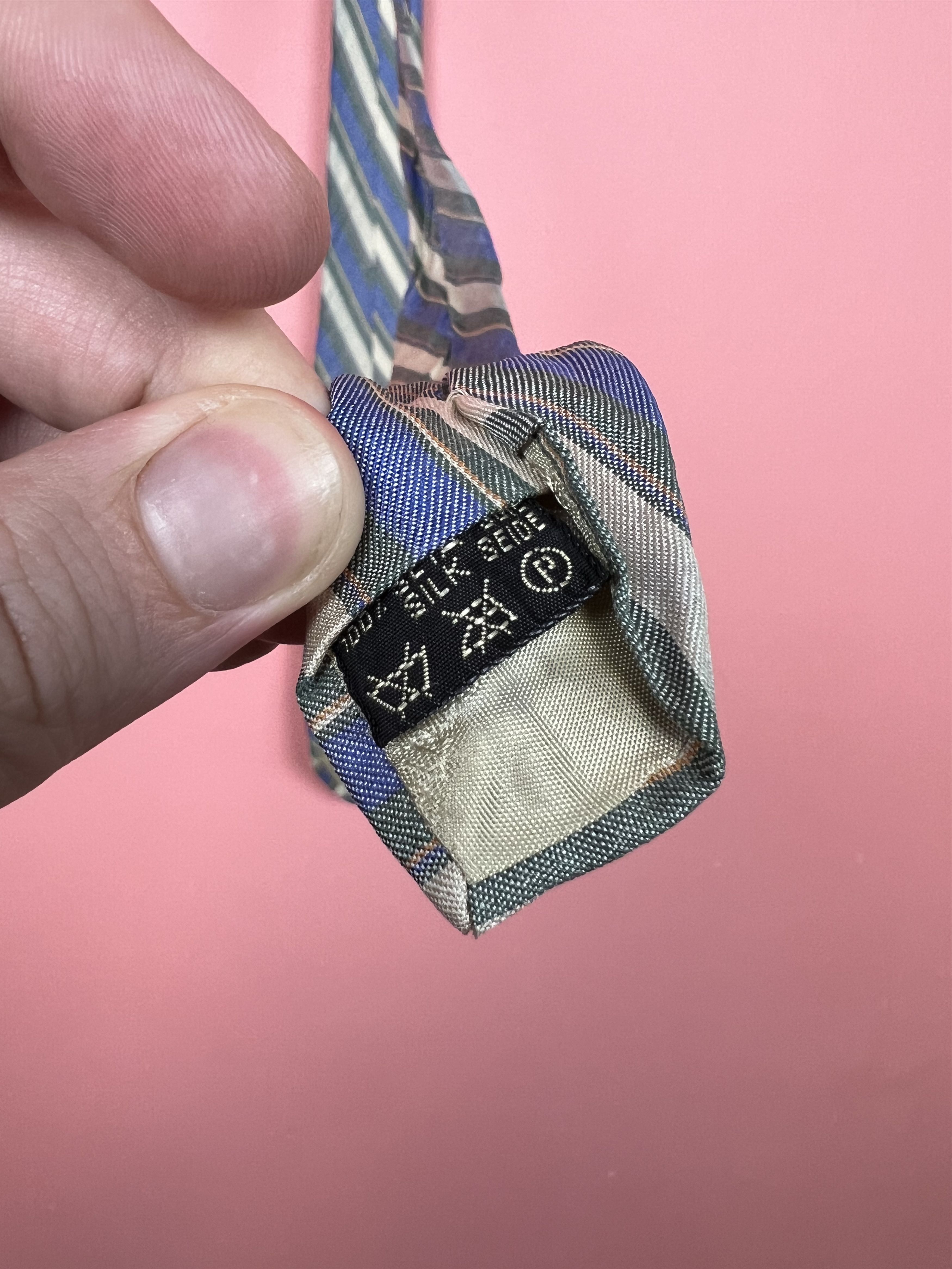 Ermenegildo Zegna Zegna Ermenegildo striped silk tie vintage luxury Size ONE SIZE - 6 Thumbnail