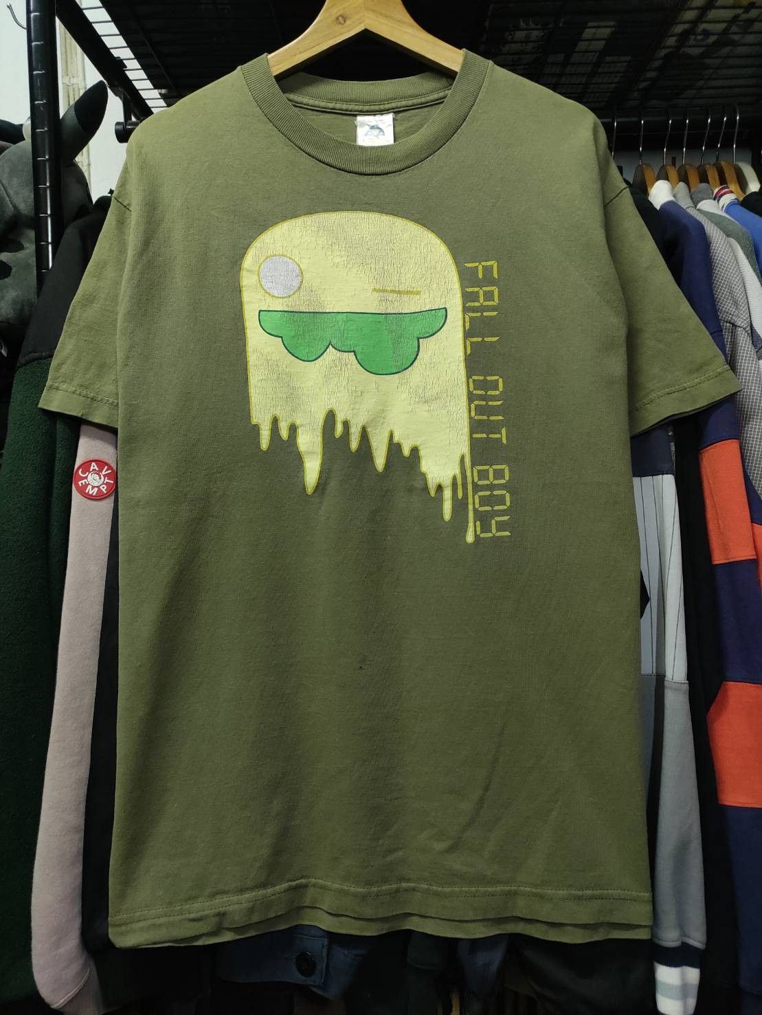 Band Tees Vtg 00's Fall Out Boy " Ghost Monster " Art T-Shirt Size US L / EU 52-54 / 3 - 2 Thumbnail