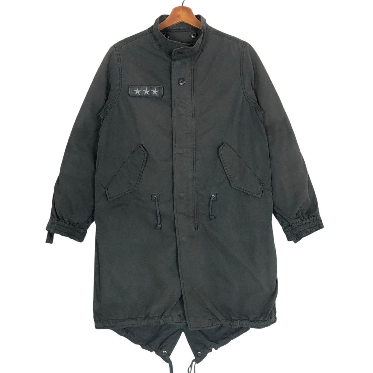 Vintage Avirex Long Parka Jacket - Army Streetwear Designer