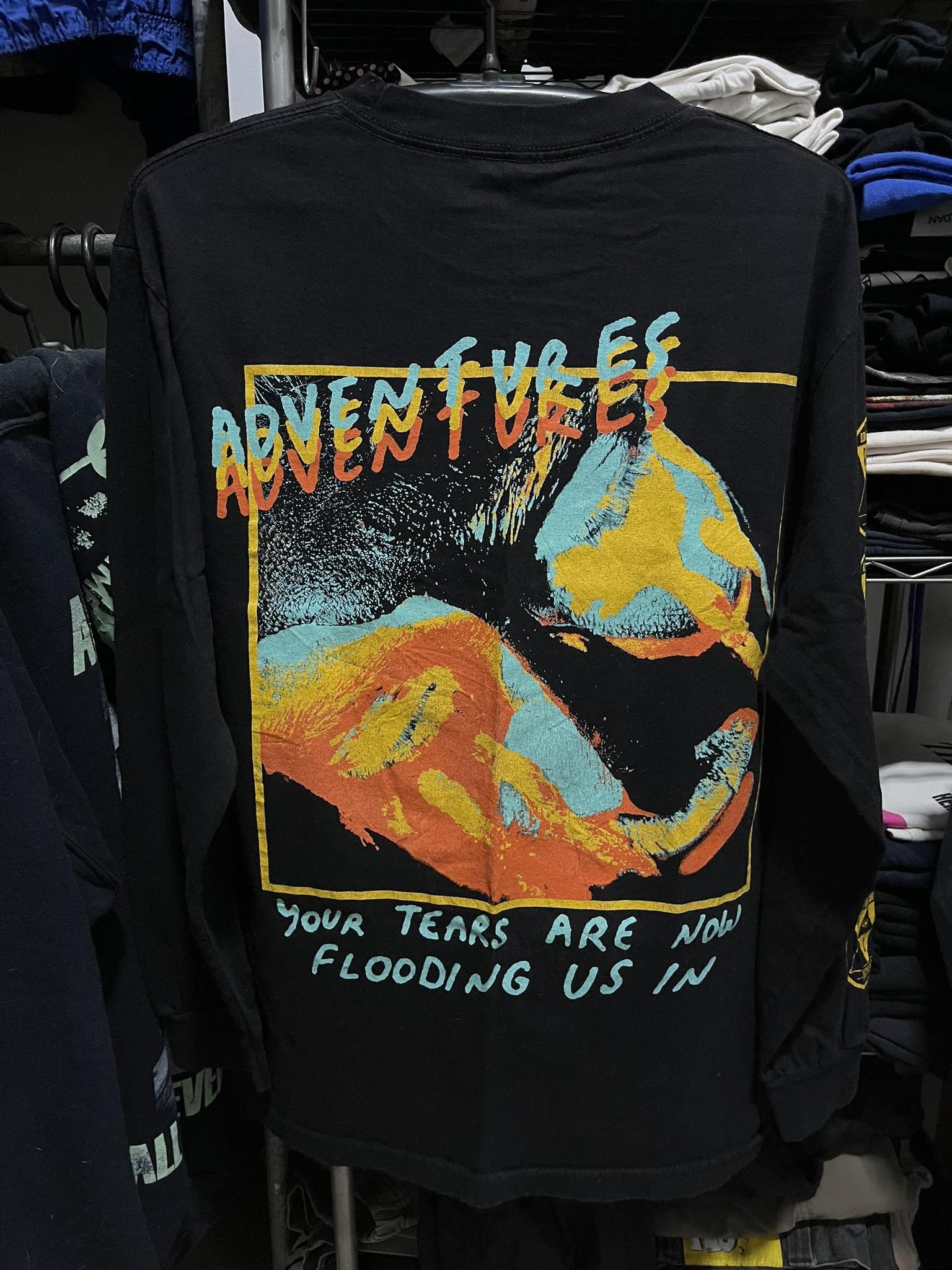 image of Band Tees x Rock Band Adventures Emo Band Rfc Recs. Winter Tour Tee 2014S in Black (Size Medium)