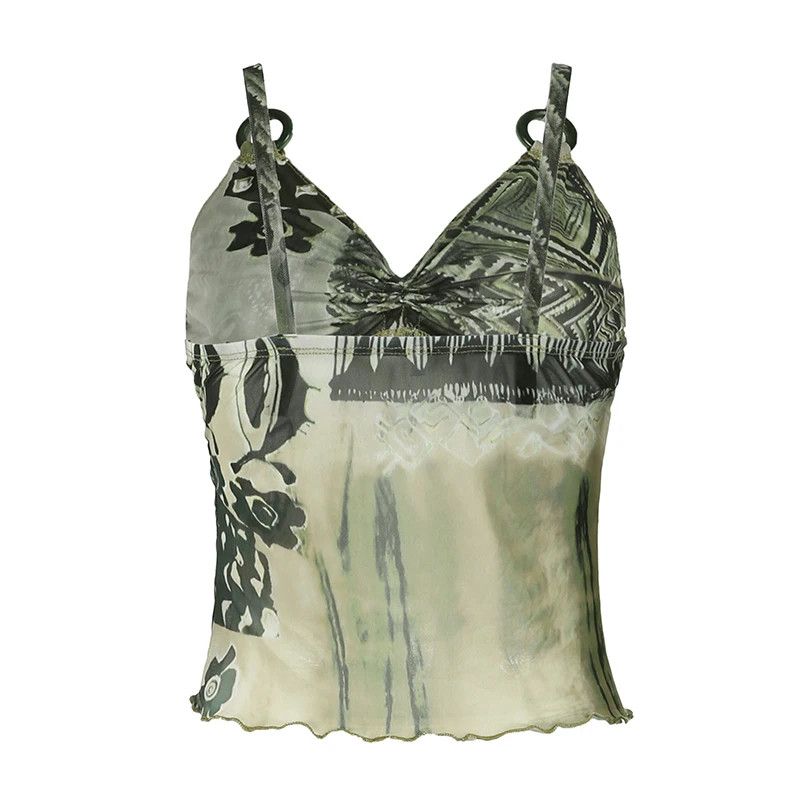 Other Print Y2K Camis Top Size L / US 10 / IT 46 - 2 Thumbnail