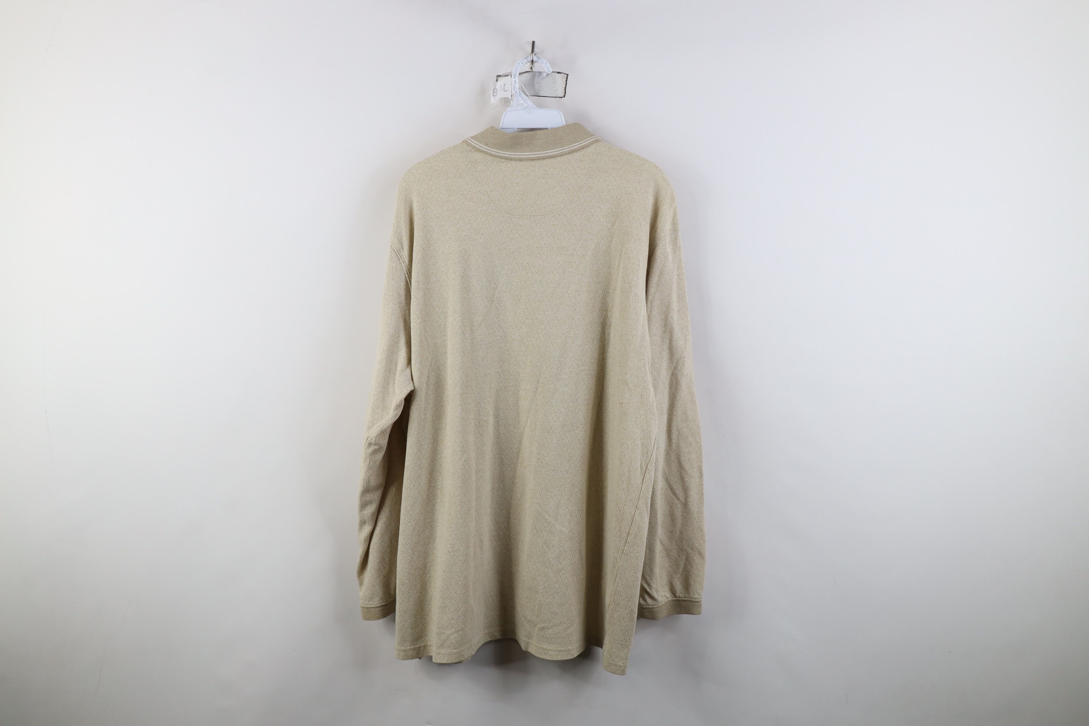Vintage Vintage 90s Streetwear Knit Long Sleeve Rugby Polo Shirt Size US XL / EU 56 / 4 - 10 Thumbnail