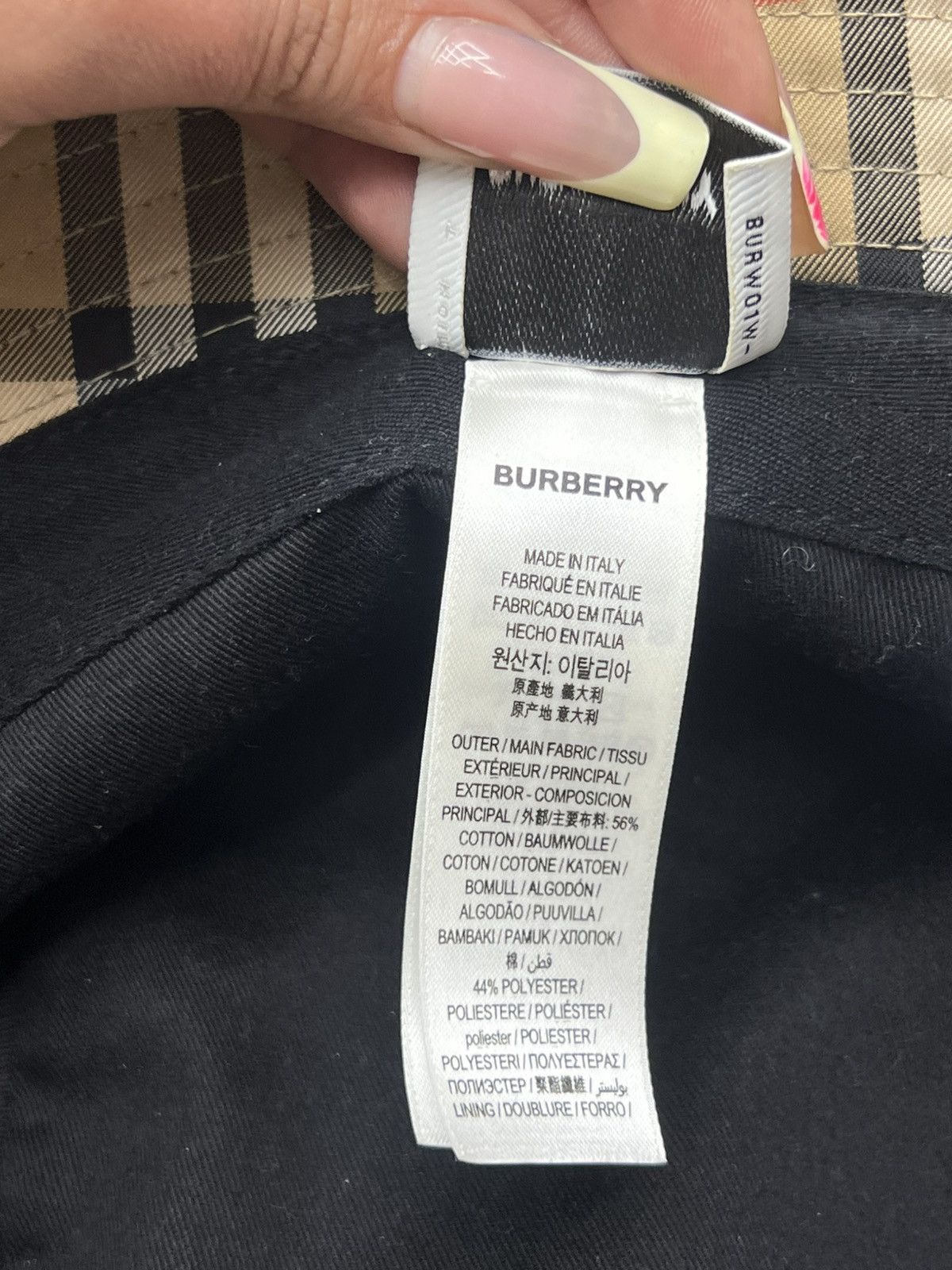 Burberry Burberry Vintage Check Bucket Hat Size ONE SIZE - 7 Thumbnail