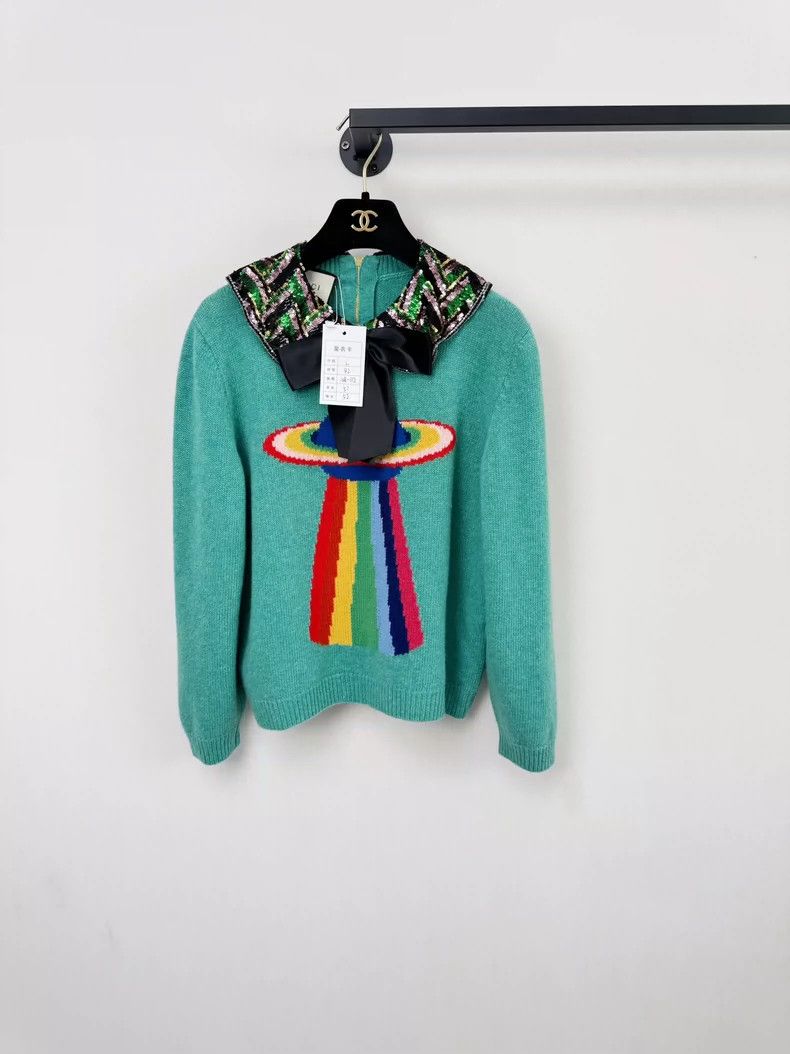 Gucci Gucci Sequin sweater long sleeves 2503-Nextarrow Size L / US 10 / IT 46 - 1 Thumbnail