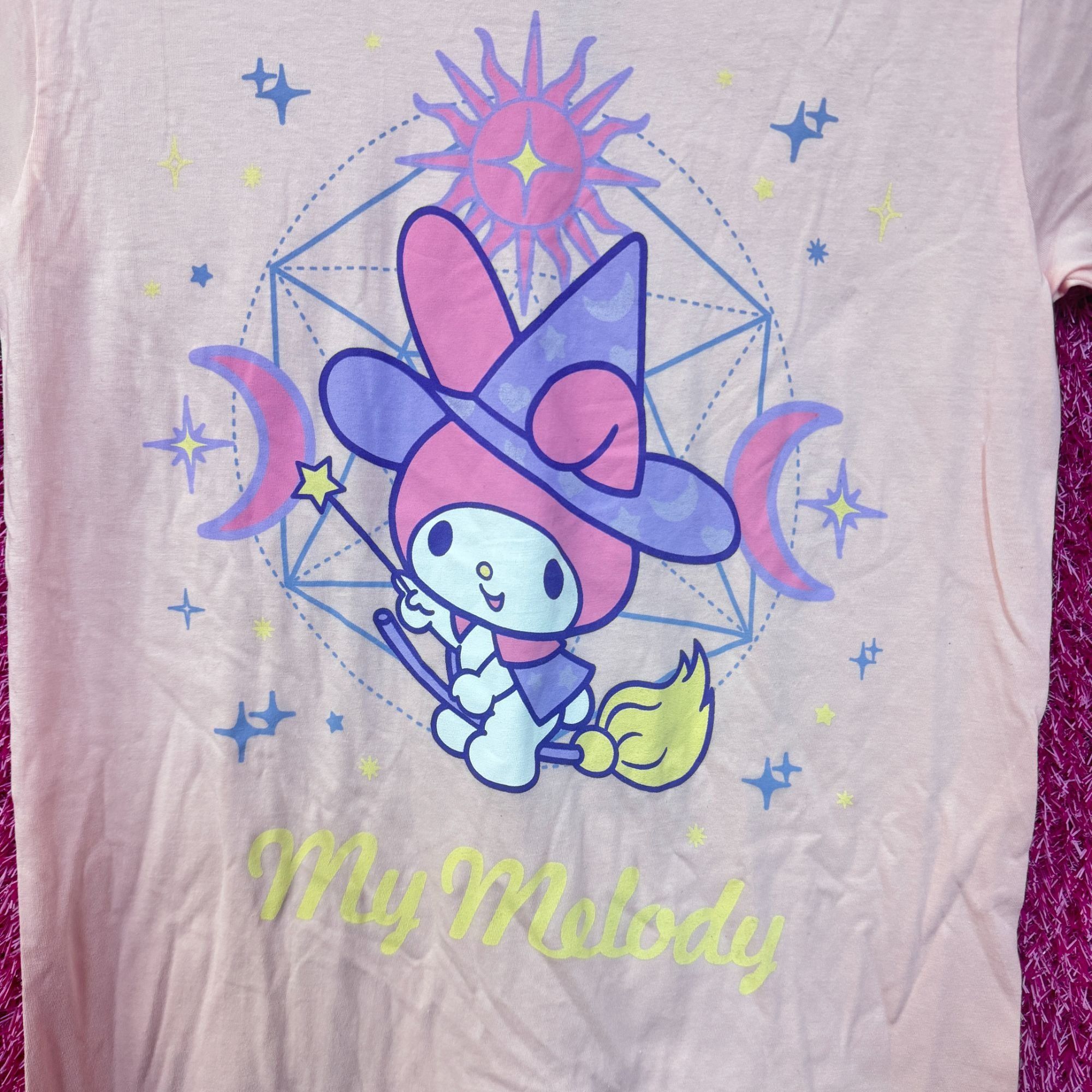 Ripple Junction My Melody Spooky Astro Witch Kawaii Sanrio Women’s Tee M Size US M / EU 48-50 / 2 - 2 Thumbnail