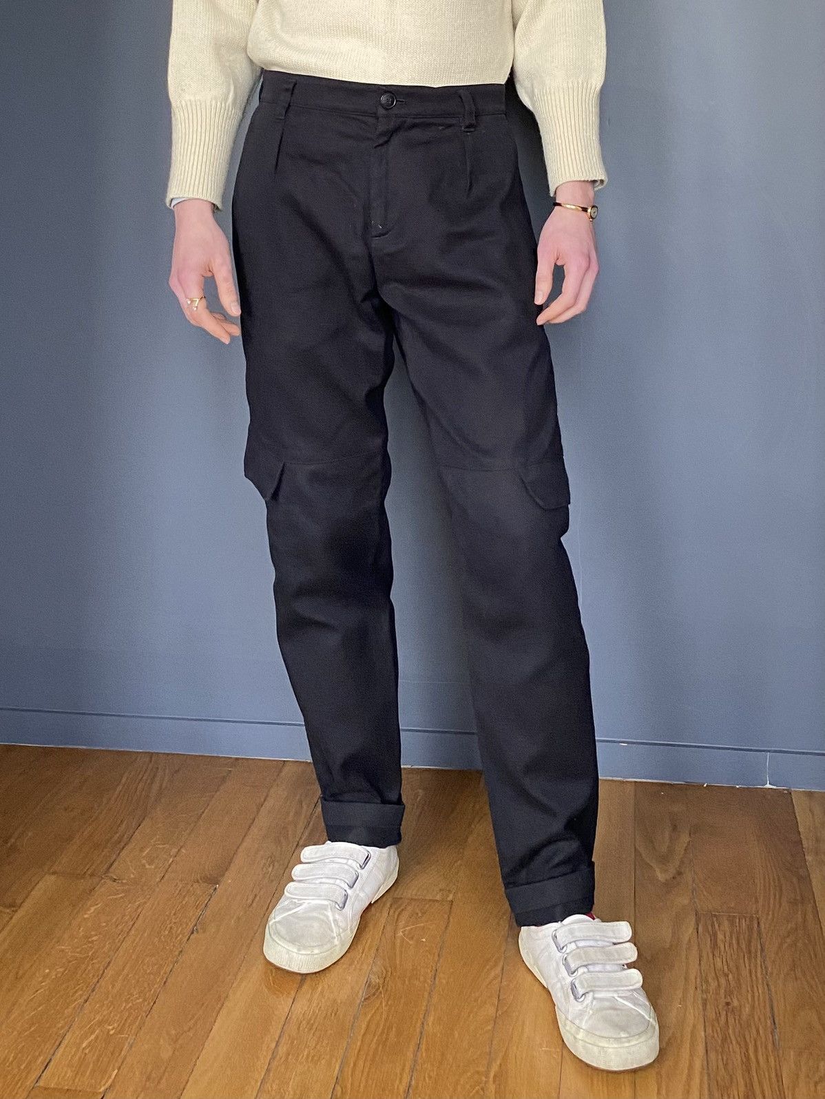 APC x Louis W - Black tapered pants - 2017