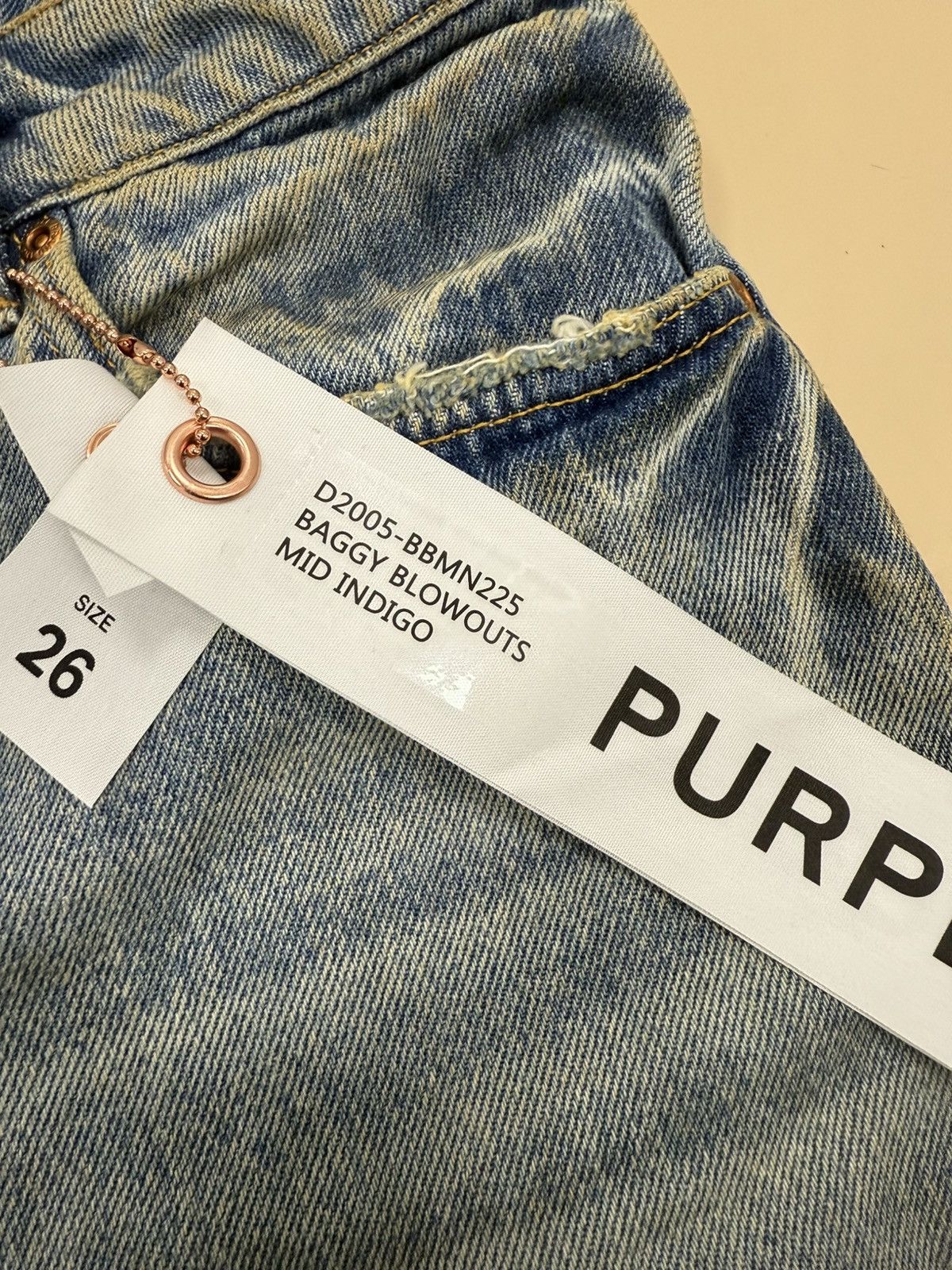 Other Purple Brand Baggy Blowout Jeans Size 26" / US 2 / IT 38 - 3 Thumbnail