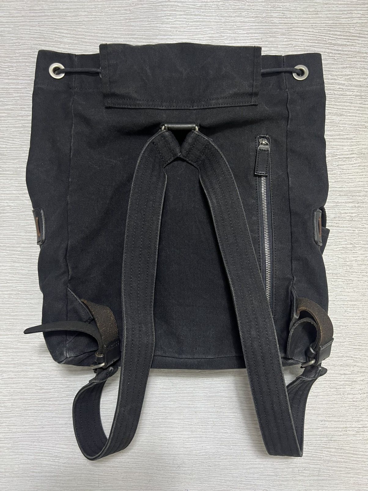 Dries Van Noten Dries Van Noten - Canvas Military Rucksack Backpack Size ONE SIZE - 2 Thumbnail