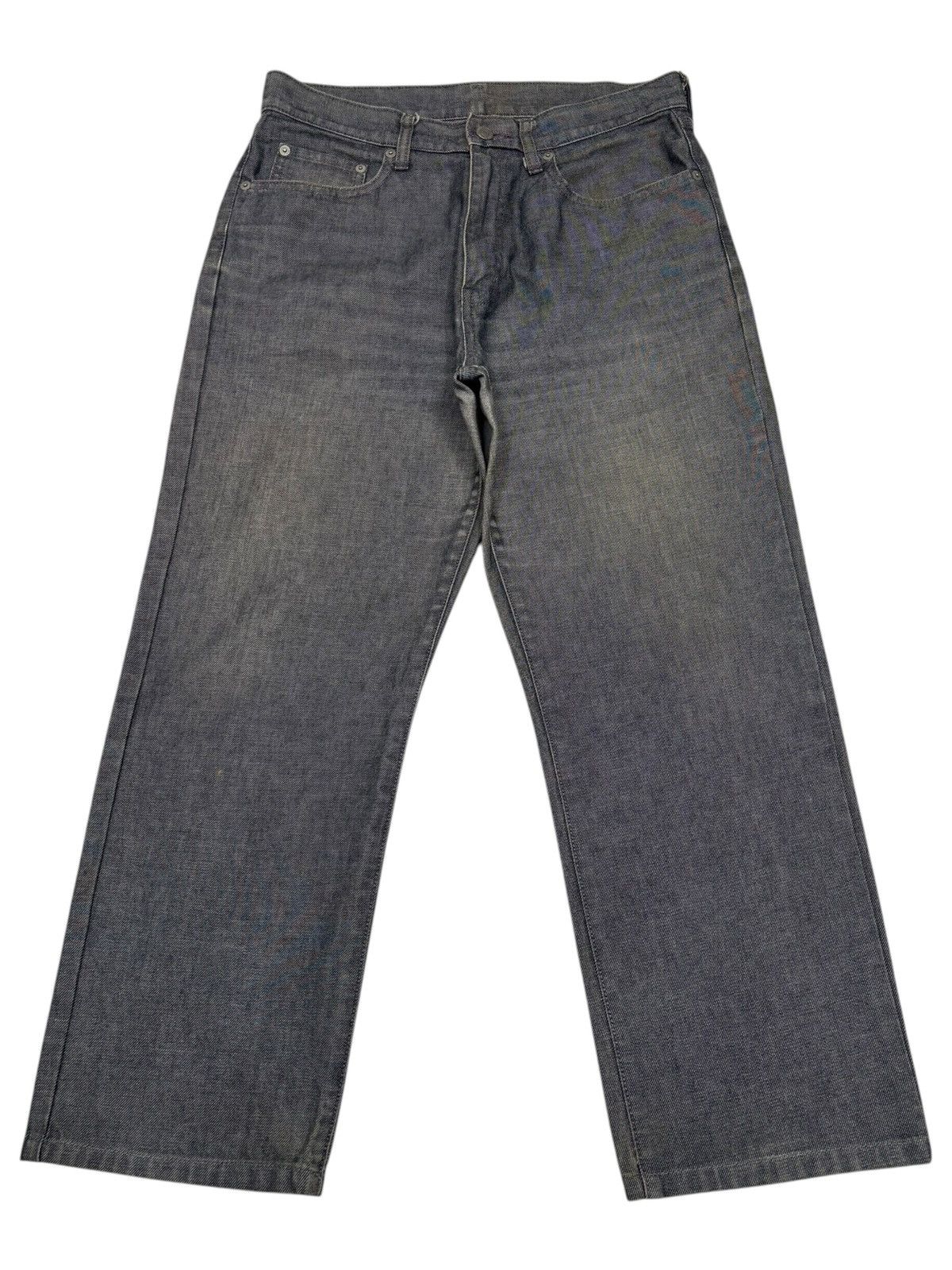 Helmut Lang × Uniqlo VINTAGE UNIQLO BAGGY JEANS HELMUT LANG COTTON STYLE JEANS Size US 30 / EU 46 - 1 Thumbnail