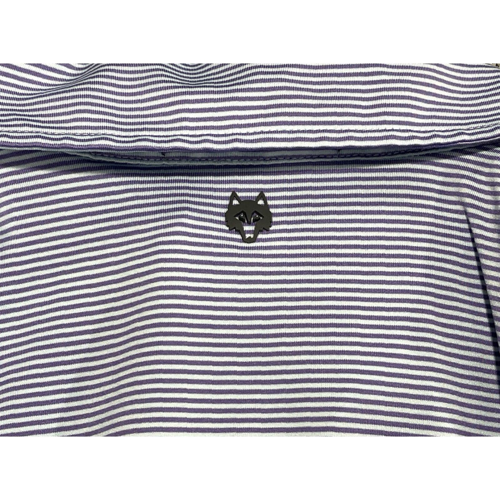 Vintage Greyson Polo Shirt Mens Large Purple Striped Short Sleeve Performance Golf Shirt Size US L / EU 52-54 / 3 - 7 Thumbnail