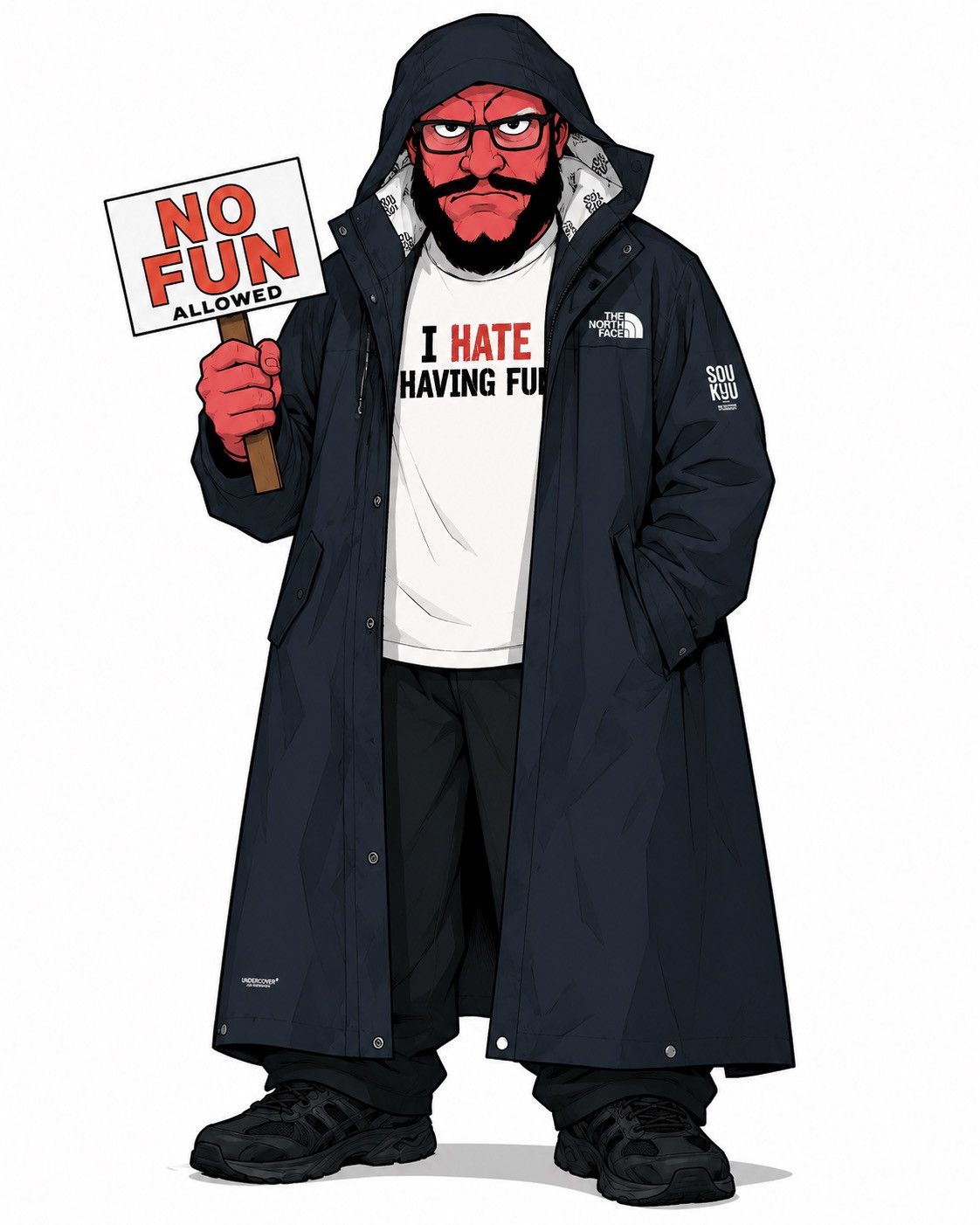 The North Face × Undercover Undercover North Face Raincoat Trenchcoat Size US XS / EU 42 / 0 - 1 Thumbnail