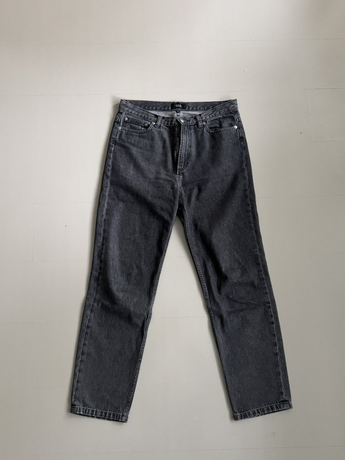 A.P.C. A.P.C Jean Martin Stonewashed Black Size US 30 / EU 46 - 1 Thumbnail