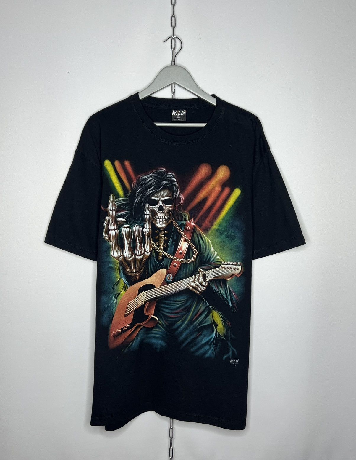 Band Tees Vintage Wild Rare Scull Rock Rap Tee T-Shirt Short Sleeve Size US XXL / EU 58 / 5 - 2 Thumbnail