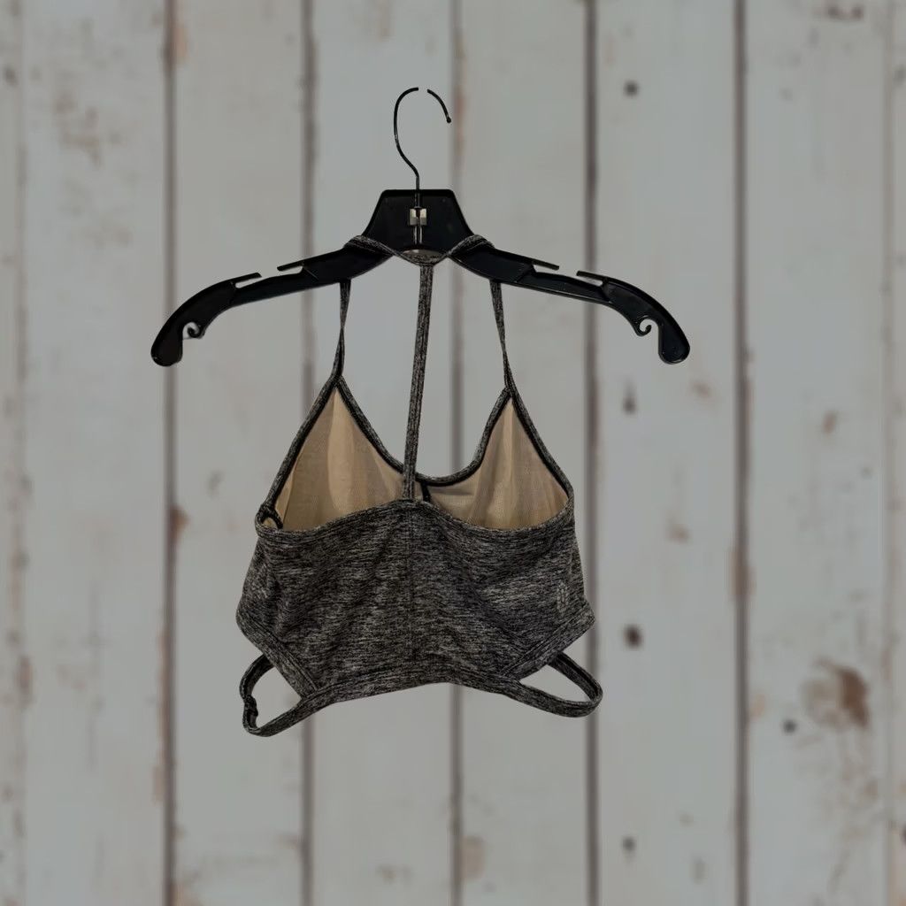 Free People Free People FP Movement Infinity Gray Cutout T Back Sports Bra Size S Womens Activewear Gray Size ONE SIZE - 1 Thumbnail
