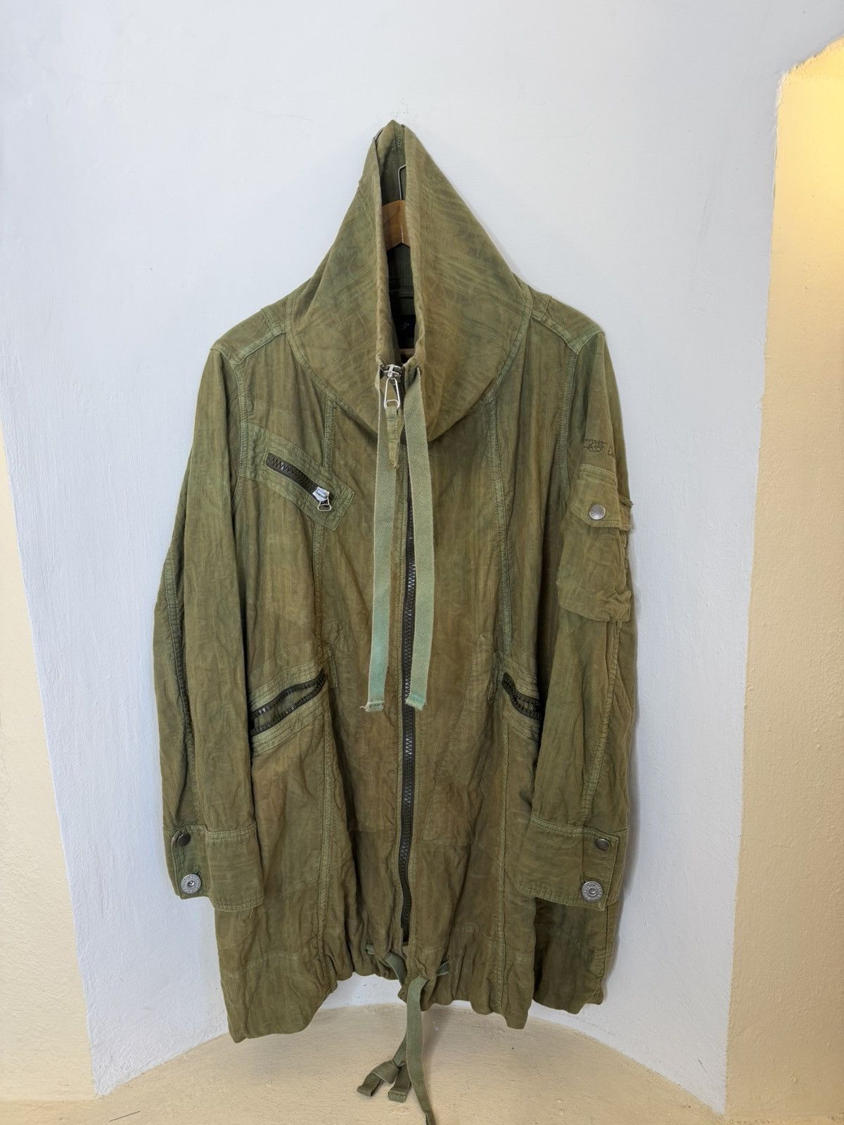 Diesel Archive Vintage 00s Diesel Utility Coat Jacket Avant-Garde Size US M / EU 48-50 / 2 - 1 Thumbnail