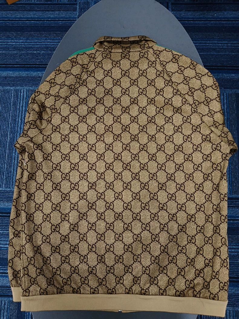 Gucci Gucci Full-printed logo school uniform jacket 2504-Nextarro Size US L / EU 52-54 / 3 - 2 Thumbnail