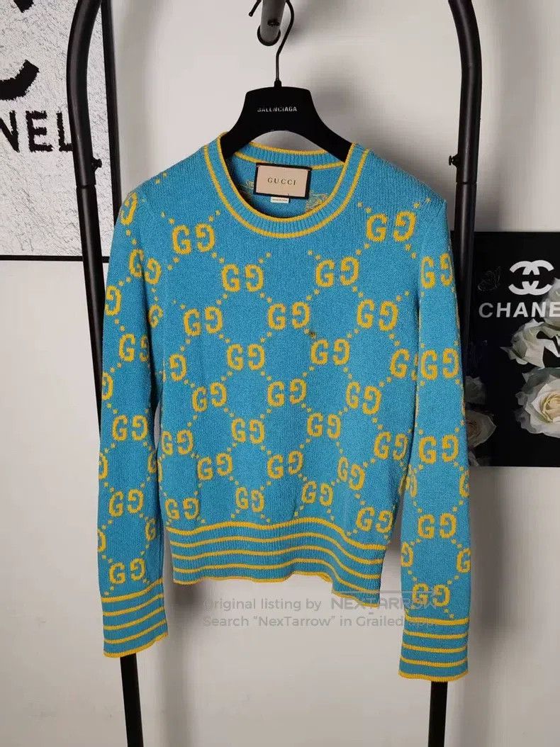 Gucci gucci Full-print knitted sweater Size M / US 6-8 / IT 42-44 - 1 Thumbnail