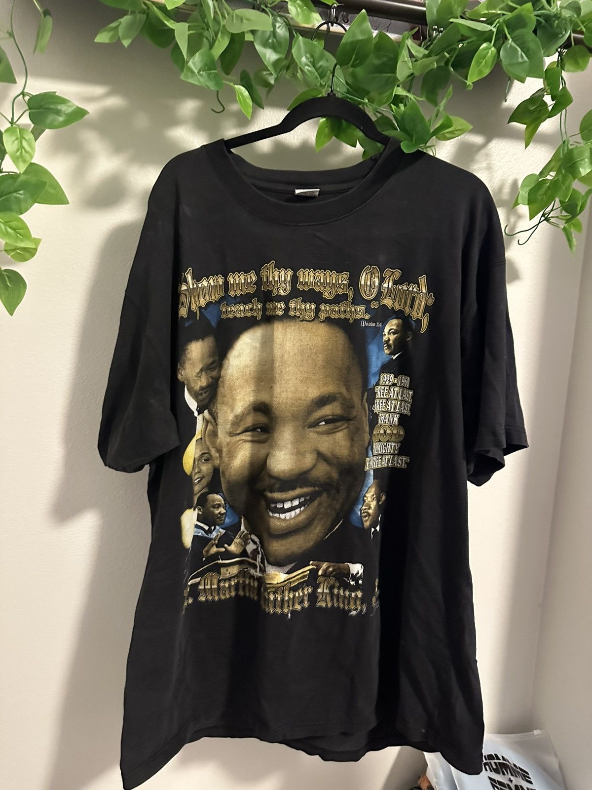 Vintage Vintage 90’s MLK rap tee Size US XXL / EU 58 / 5 - 1 Thumbnail