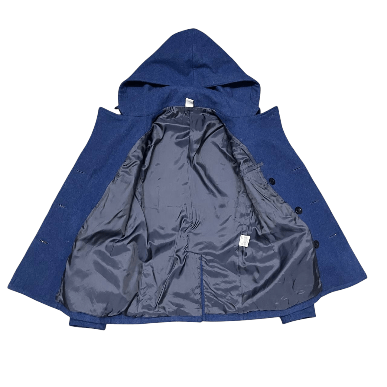Pledge Pledge Wool Hooded Coat Double Breast Size US S / EU 44-46 / 1 - 5 Thumbnail