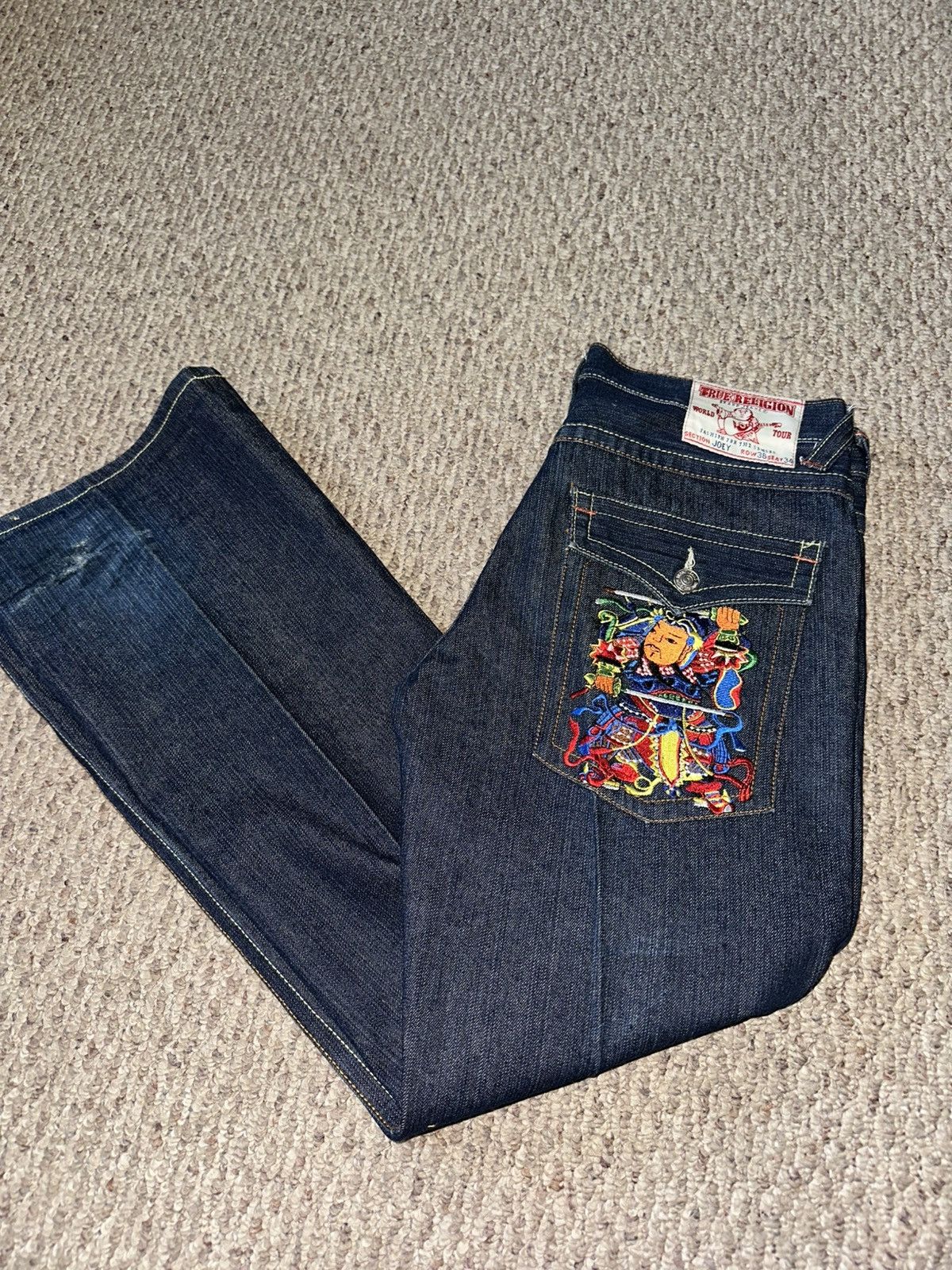 True Religion True Religion Joey Samurai Deadstock Denim Size US 36 / EU 52 - 1 Thumbnail