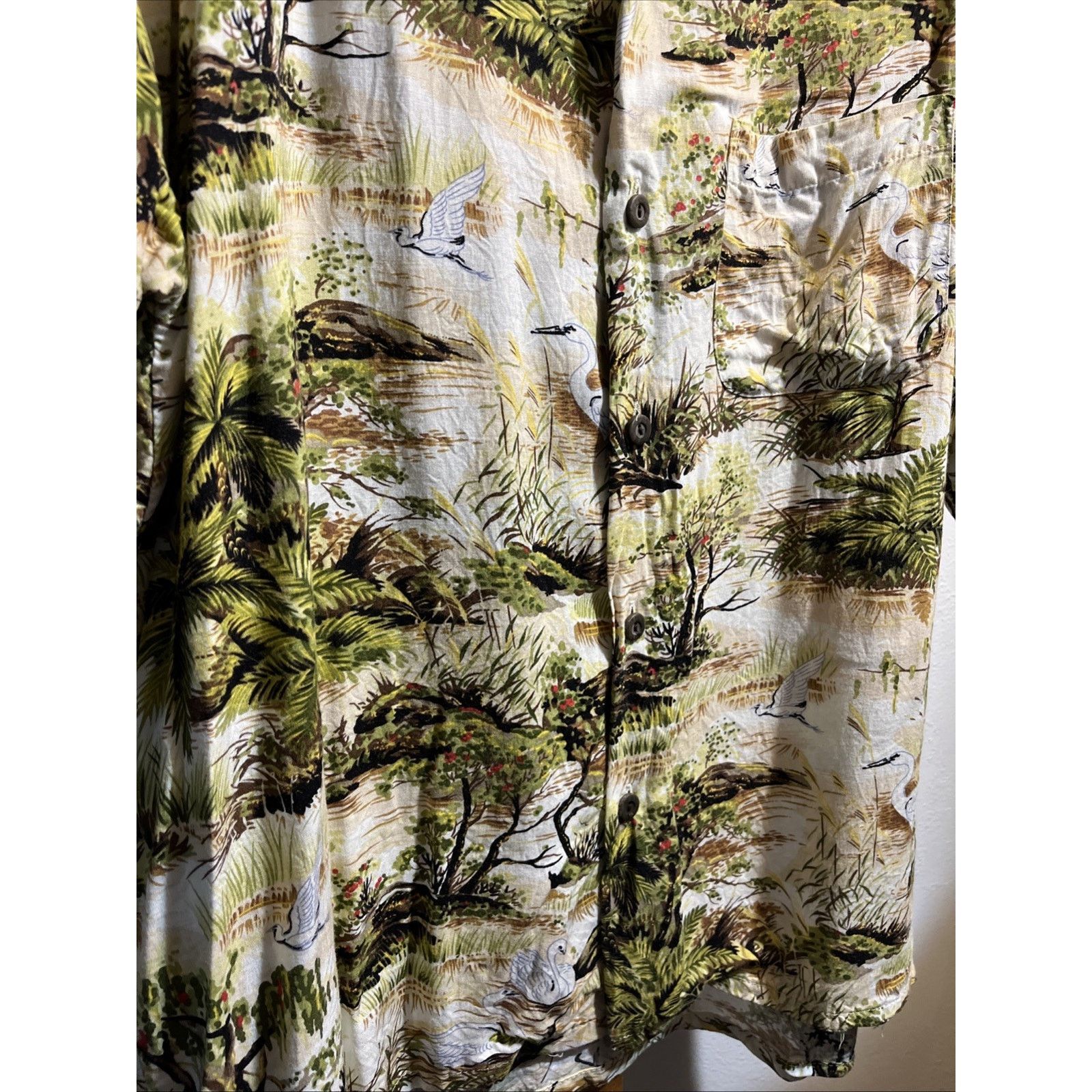 Ocean Current Ocean Current Vintage Hawaiian Shirt Mens L Rayon Korea SS Size US L / EU 52-54 / 3 - 7 Thumbnail