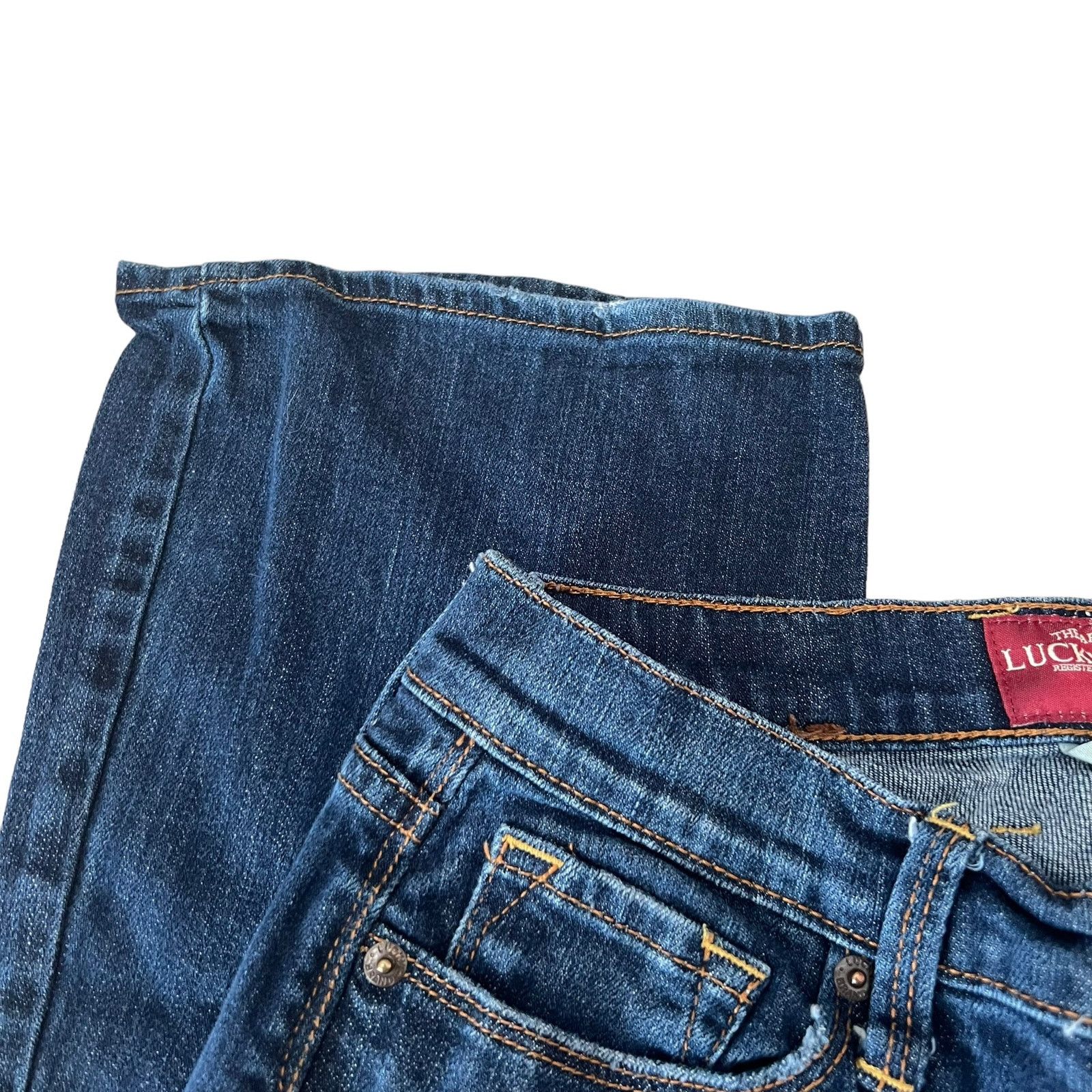 Lucky Brand Lucky Brand Sofia Dark Rinse Boot Cut Jeans Size 4 27 Size 27" / US 4 / IT 40 - 11 Thumbnail