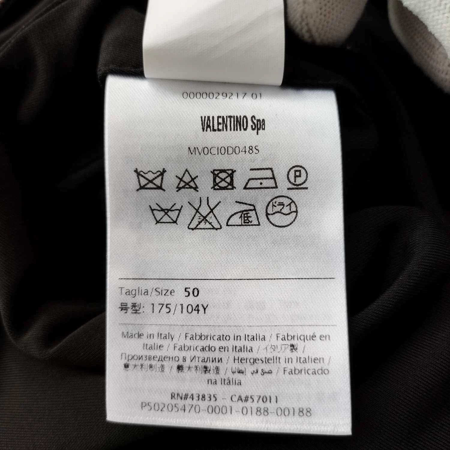 Valentino Valentino 99 New Black Jacket 50 IT Size US M / EU 48-50 / 2 - 7 Thumbnail