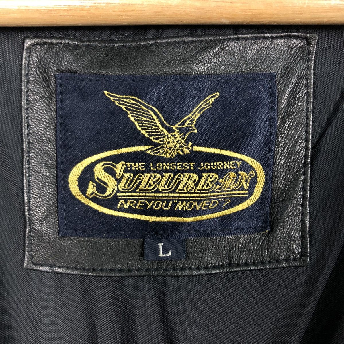 Japanese Brand 📌Vintage Biker Leather Jacket Suburban Issey Miyake Size US L / EU 52-54 / 3 - 19 Thumbnail