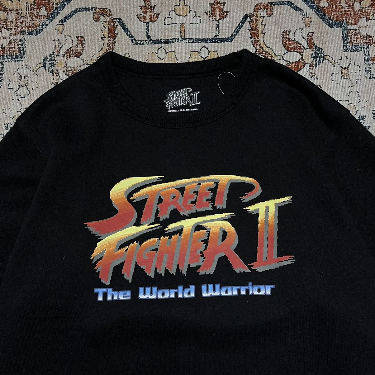 GU × Playstation × Street Fighter Vintage 90's Street Fighter The World Warrior Sweatshirts Size US L / EU 52-54 / 3 - 2 Thumbnail