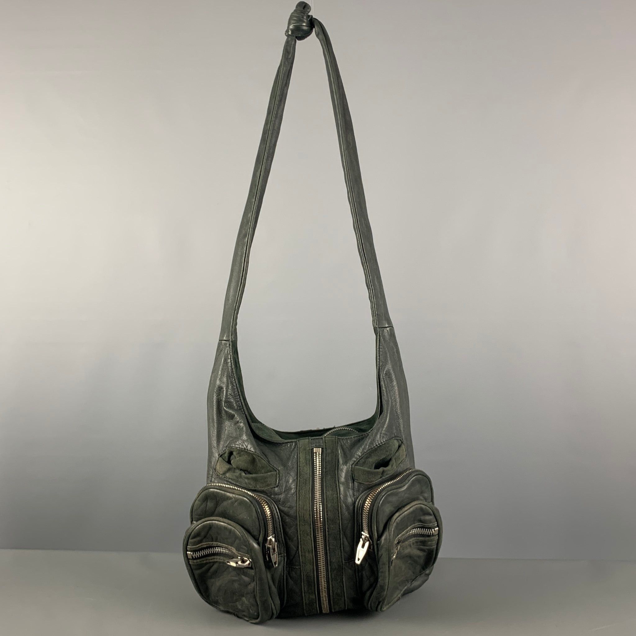 Alexander Wang ALEXANDER WANG Green Leather Hobo Handbag | Grailed