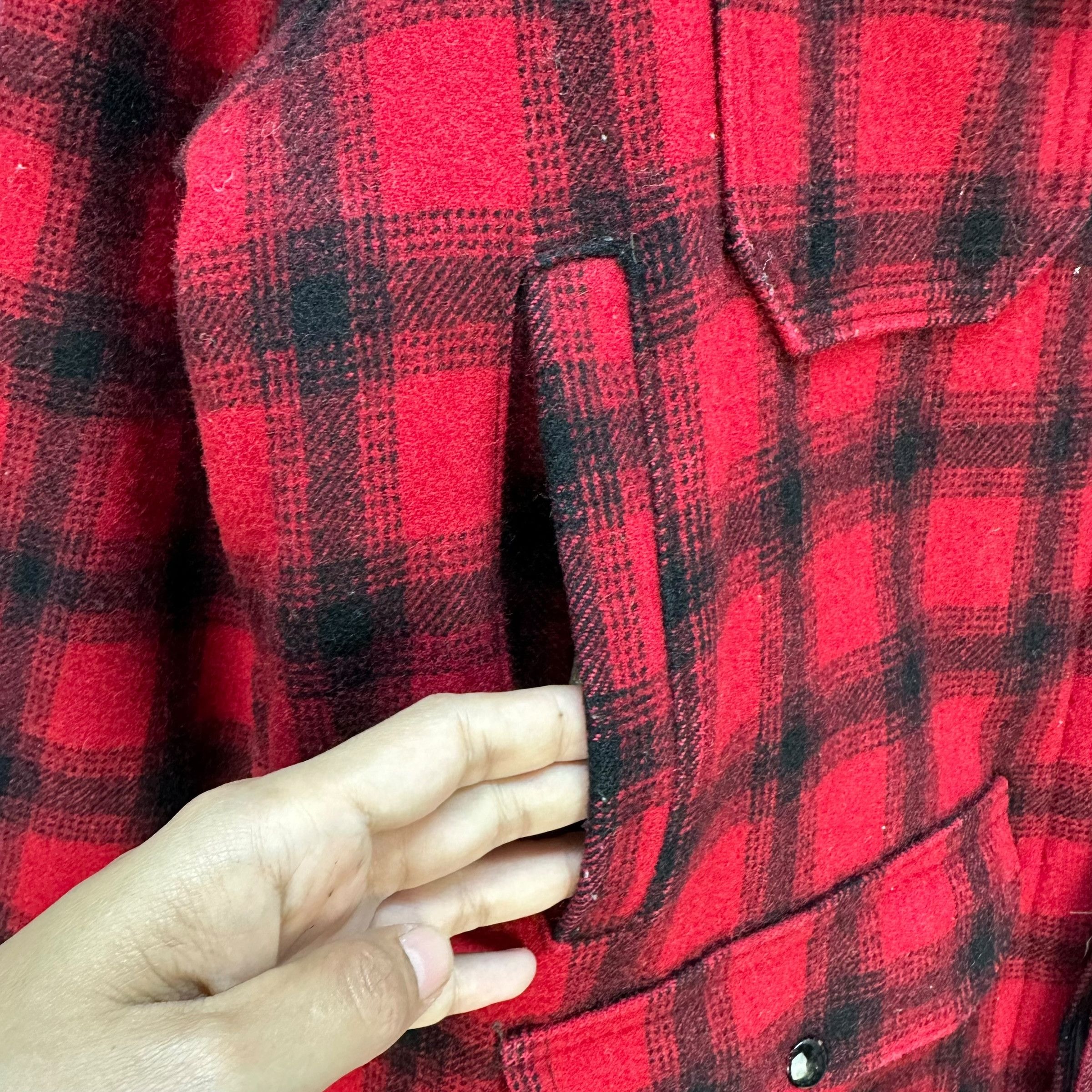 Woolrich Woolen Mills Vintage 80's WOOLRICH Checked Flannel Chore Jacket #A80-1935 Size US XL / EU 56 / 4 - 7 Thumbnail