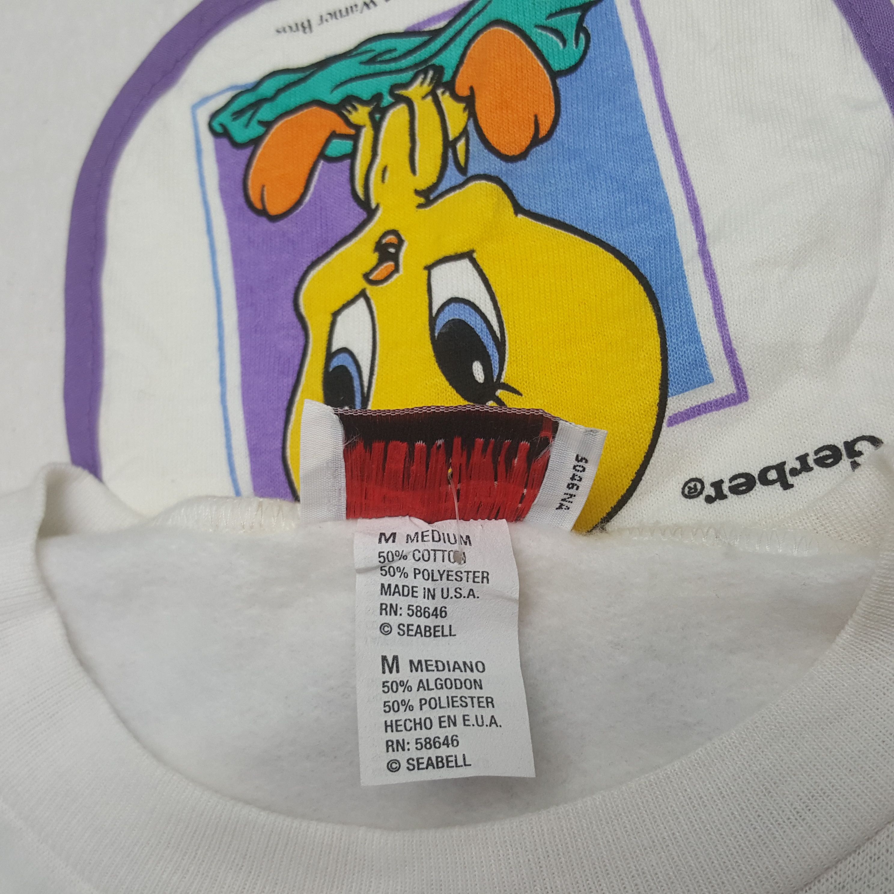 Cartoon Network Vintage Tweety Bird Born To Be Wild Sweatshirt Size US M / EU 48-50 / 2 - 10 Thumbnail