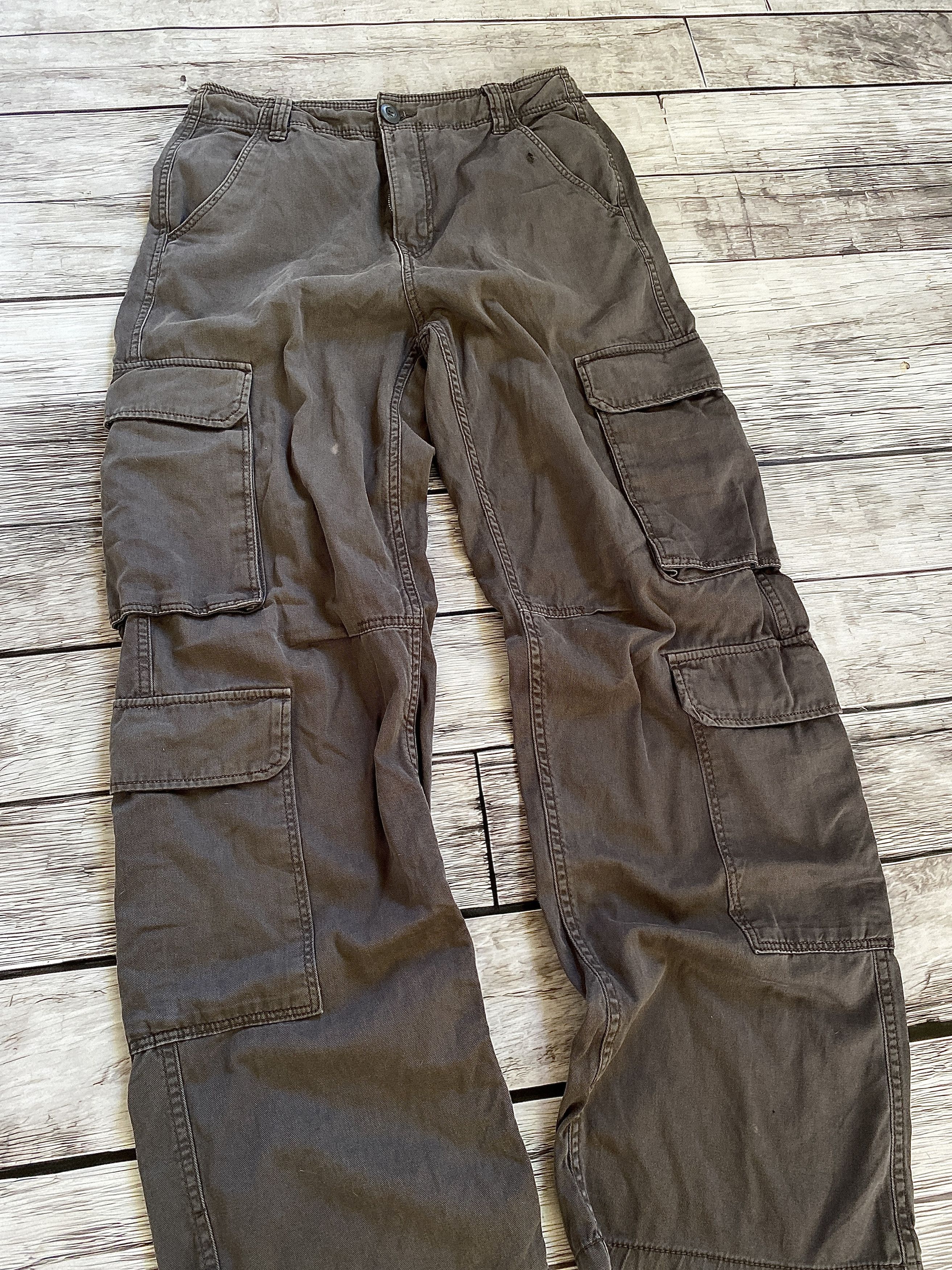 Hysteric Glamour × Japanese Brand VINTAGE RICK OWENS VIBE! FADED WASHED CARGO PANTS Size US 32 / EU 48 - 2 Thumbnail