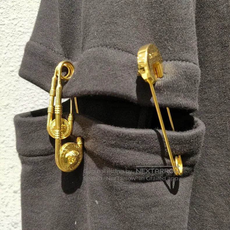 Versace Versace Hooded pins decorate the zippered jacket Size US S / EU 44-46 / 1 - 6 Thumbnail