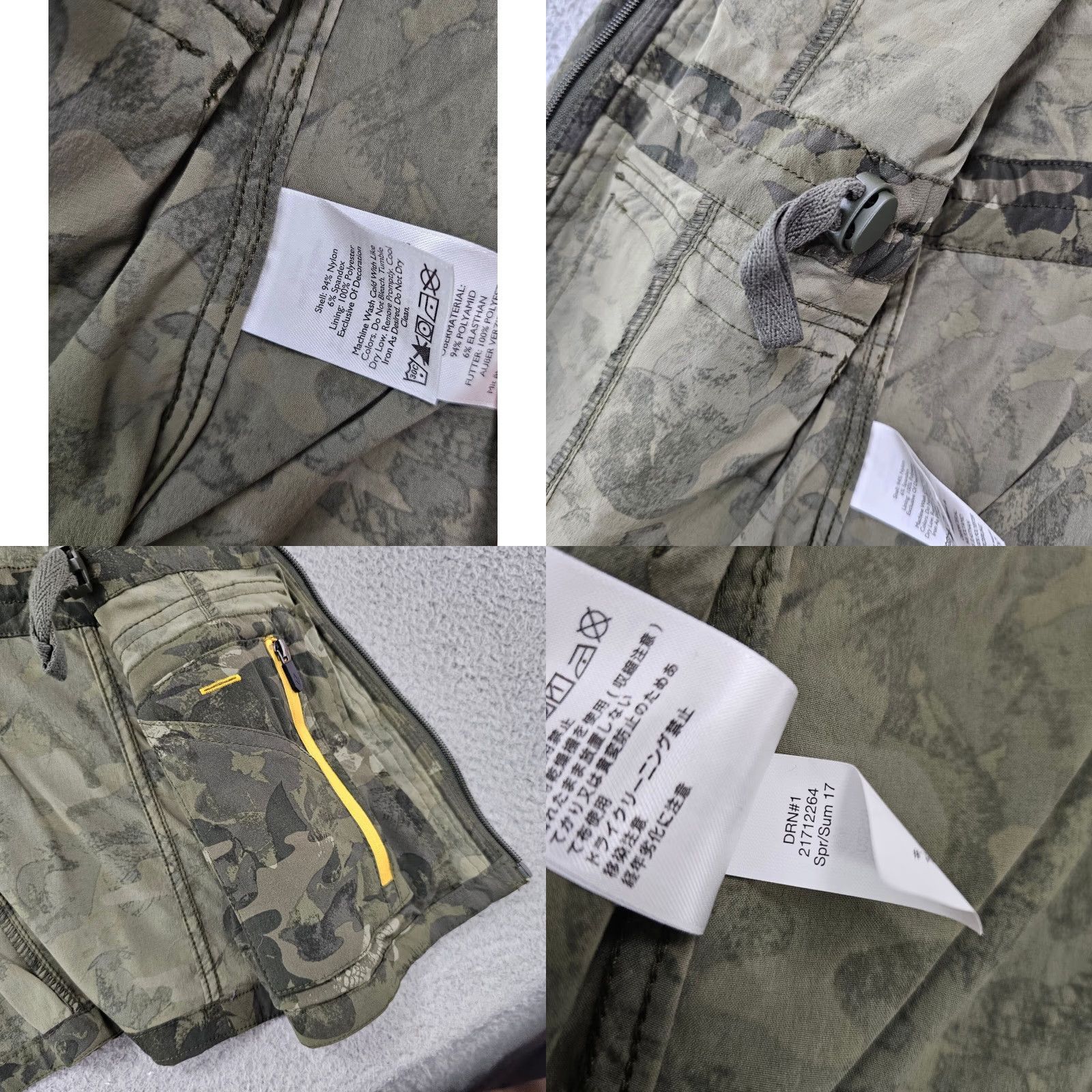 Eddie Bauer Eddie Bauer Travex Jacket Womens Small Green Camo Full Zip Hooded Outdoor Size S / US 4 / IT 40 - 8 Thumbnail
