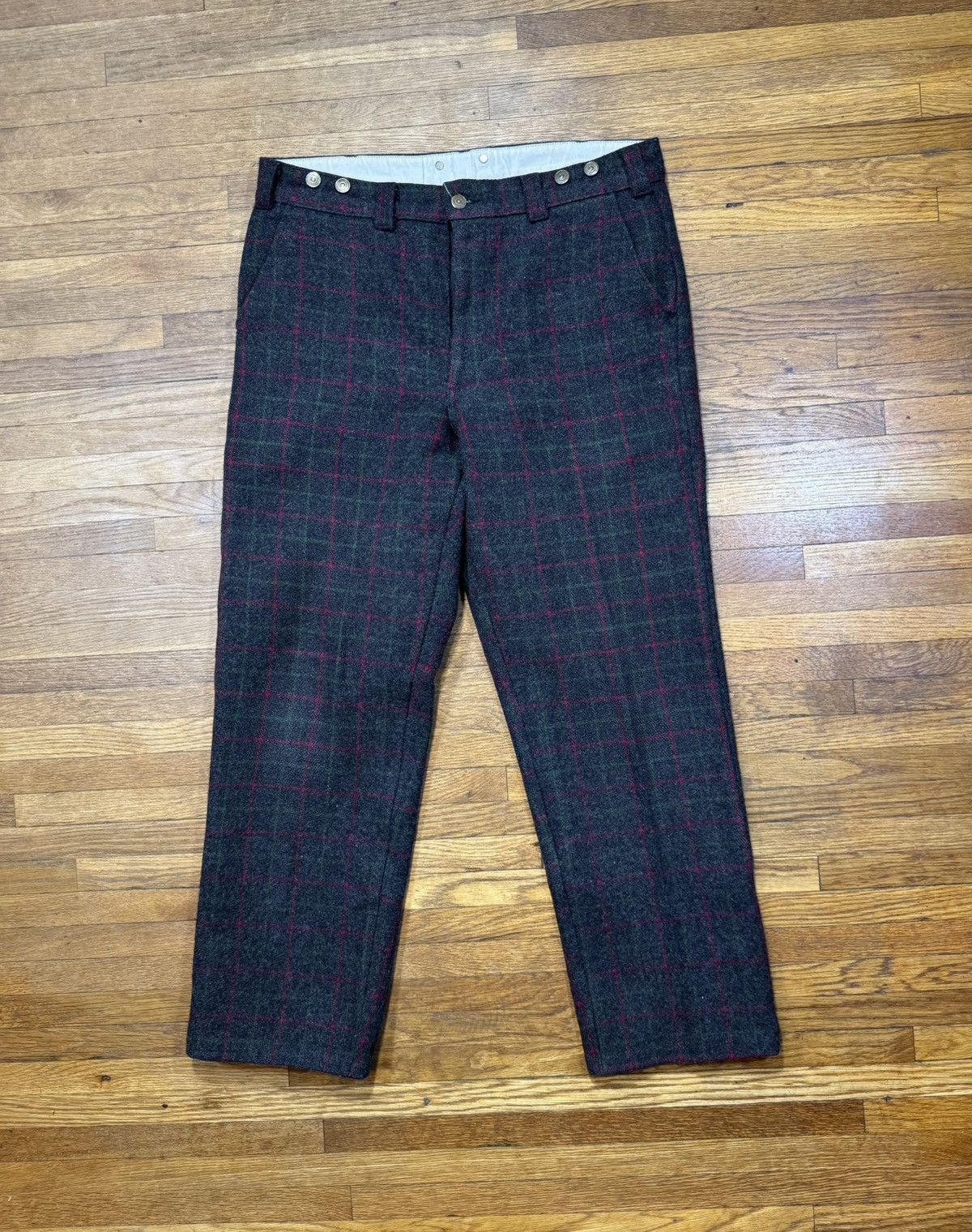 Cadet Vintage Codet Plaid Wool Pants Size US 36 / EU 52 - 1 Thumbnail