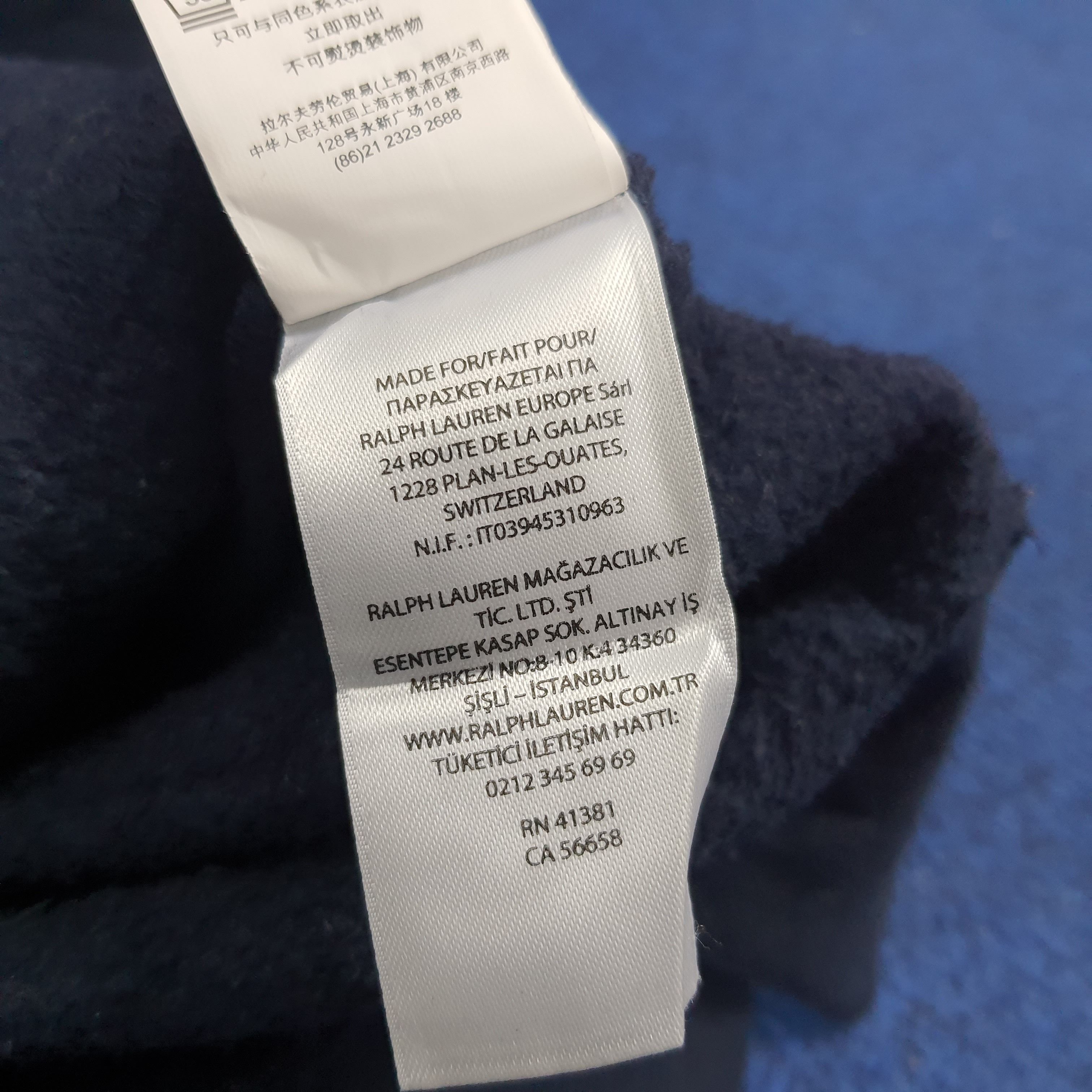 Polo Ralph Lauren × Vintage Vintage POLO Bear by Ralph Lauren Sweatshirts Size US XXL / EU 58 / 5 - 8 Thumbnail