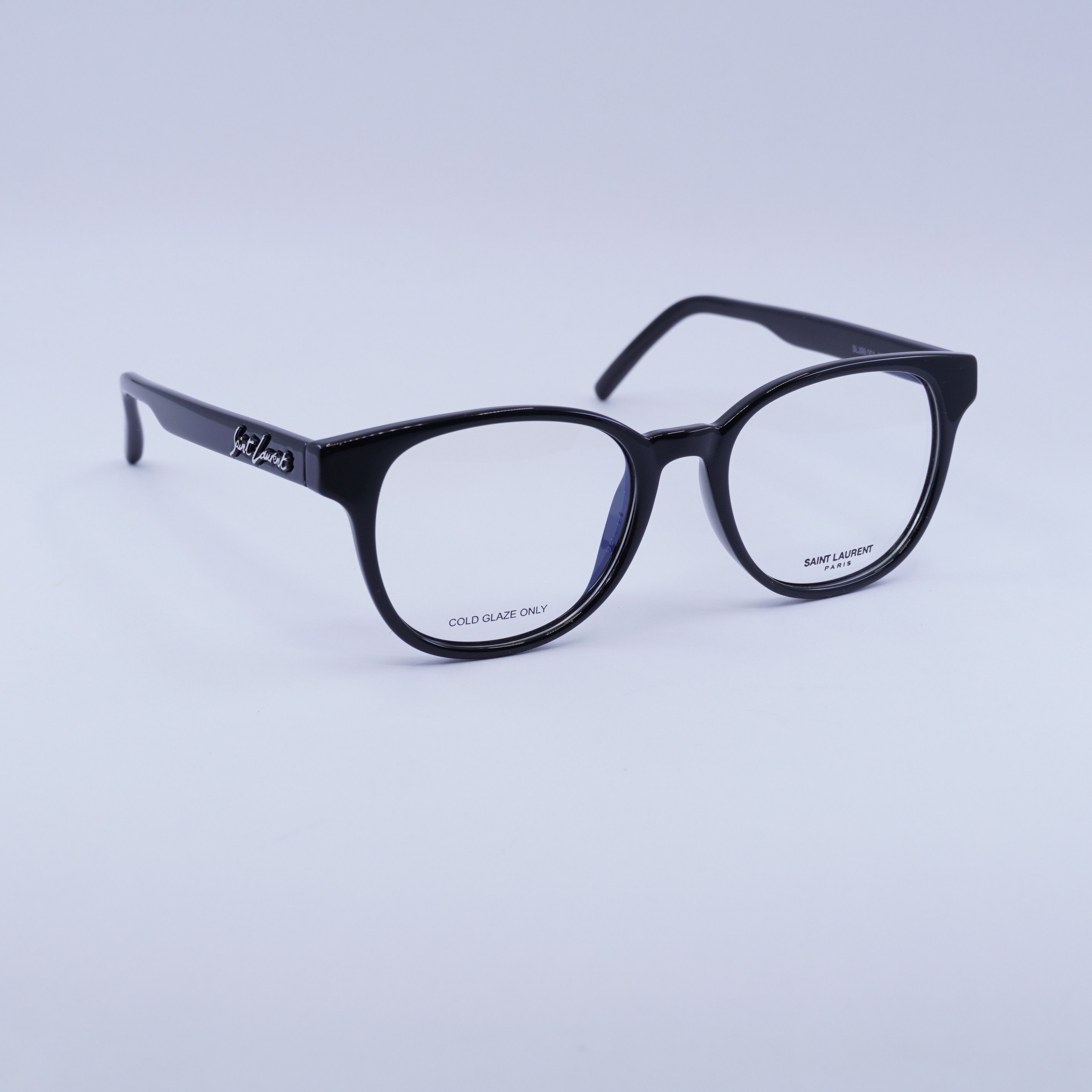 Saint Laurent Paris Saint Laurent SL399 001 Eyeglasses Black 53mm Square Frame Size ONE SIZE - 7 Thumbnail