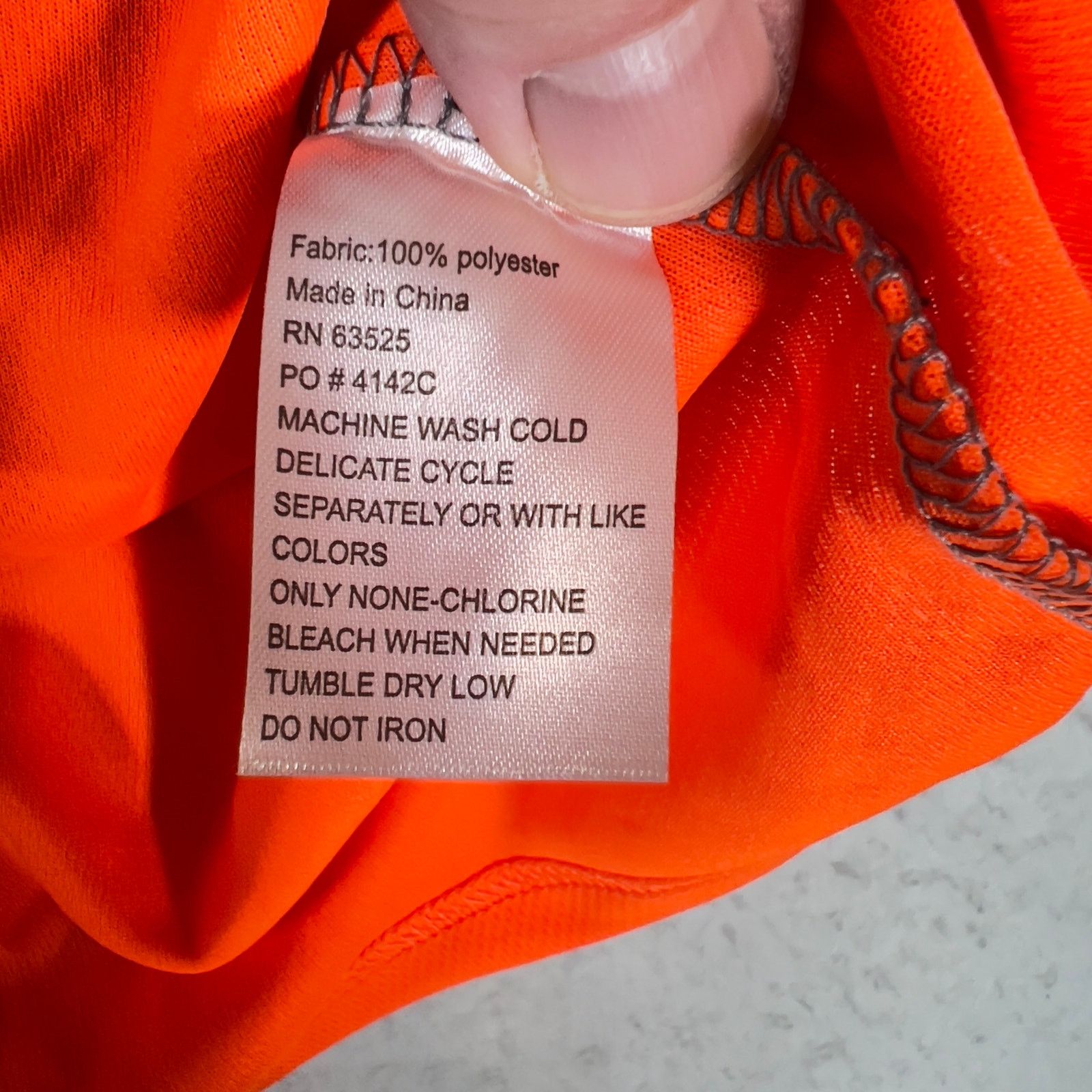 Other North 15 Hi Visibility Safety Shirt Men Med Moisture Wicking Size US M / EU 48-50 / 2 - 8 Thumbnail
