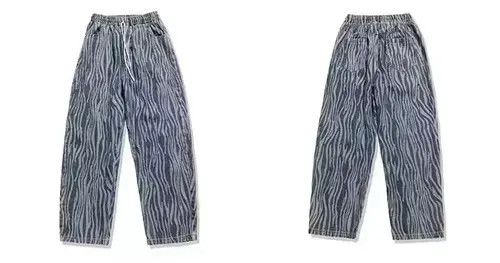 Japanese Brand 20AW Indigo Union Japan Blue Denim Zebra Pants Size US 32 / EU 48 - 3 Thumbnail