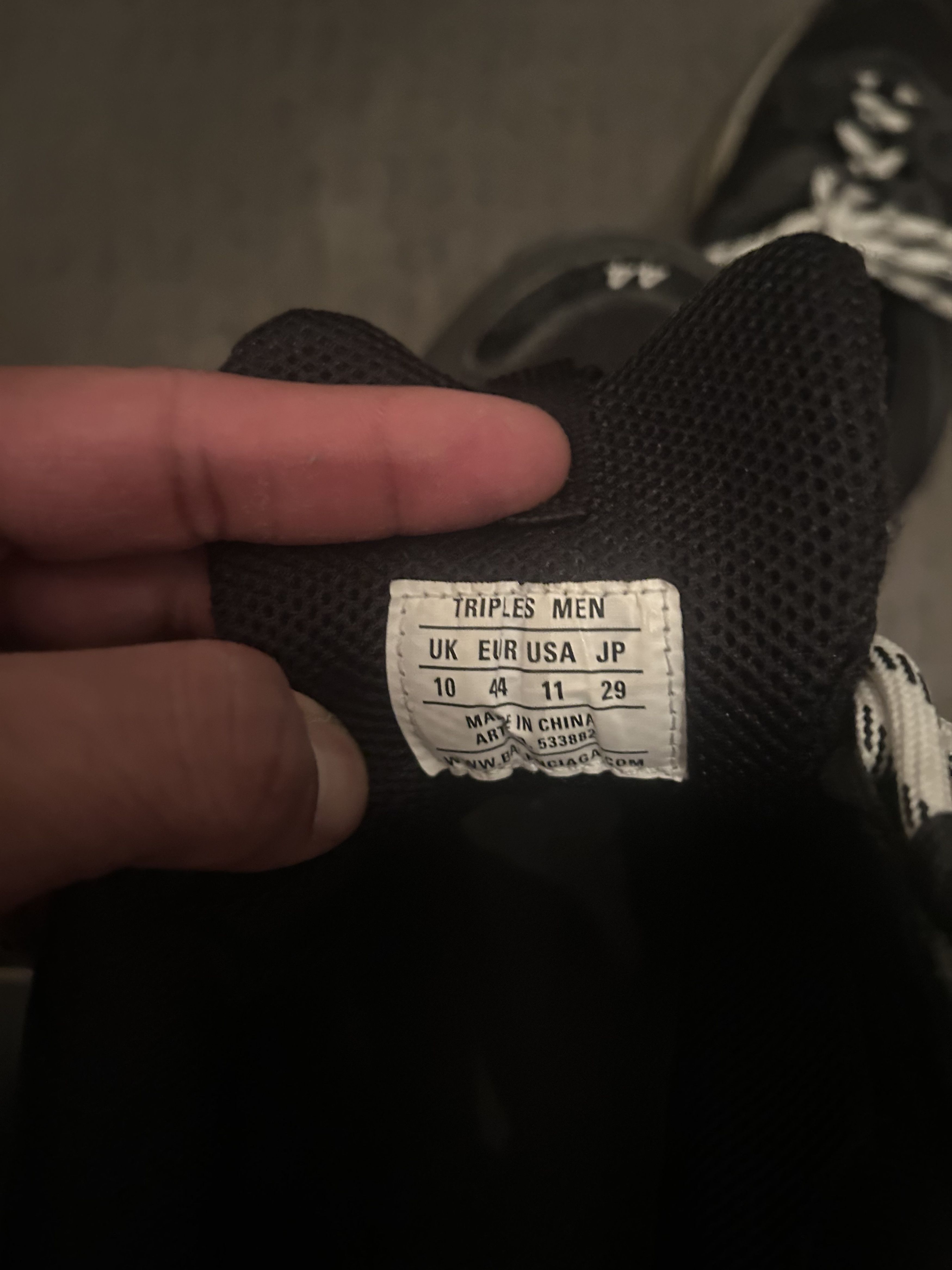 Balenciaga Triple S Size US 11 / EU 44 - 1 Thumbnail