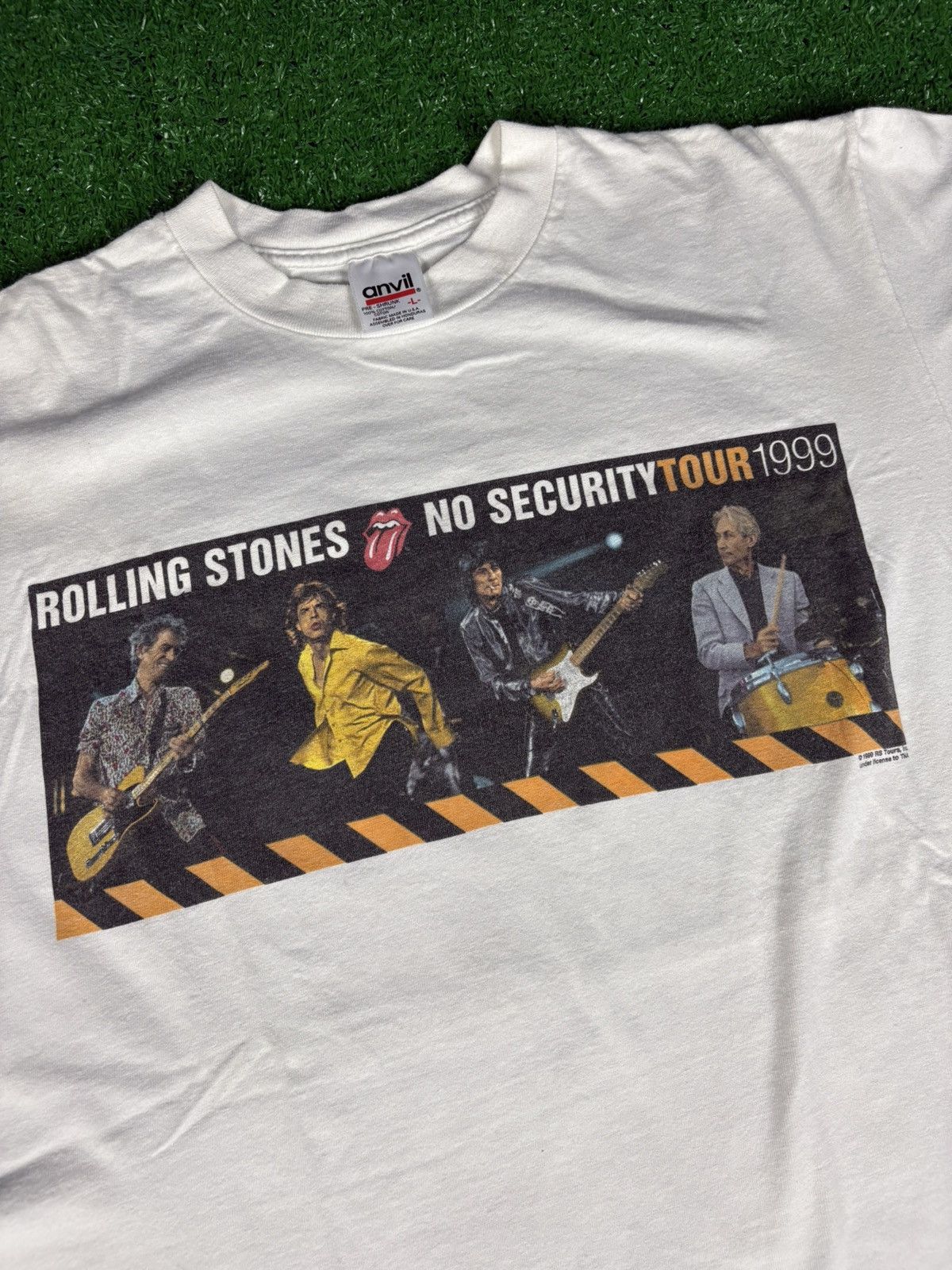 Band Tees × Vintage Vintage Rolling Stones 1999 No Security Tour Tshirt Size US L / EU 52-54 / 3 - 3 Thumbnail